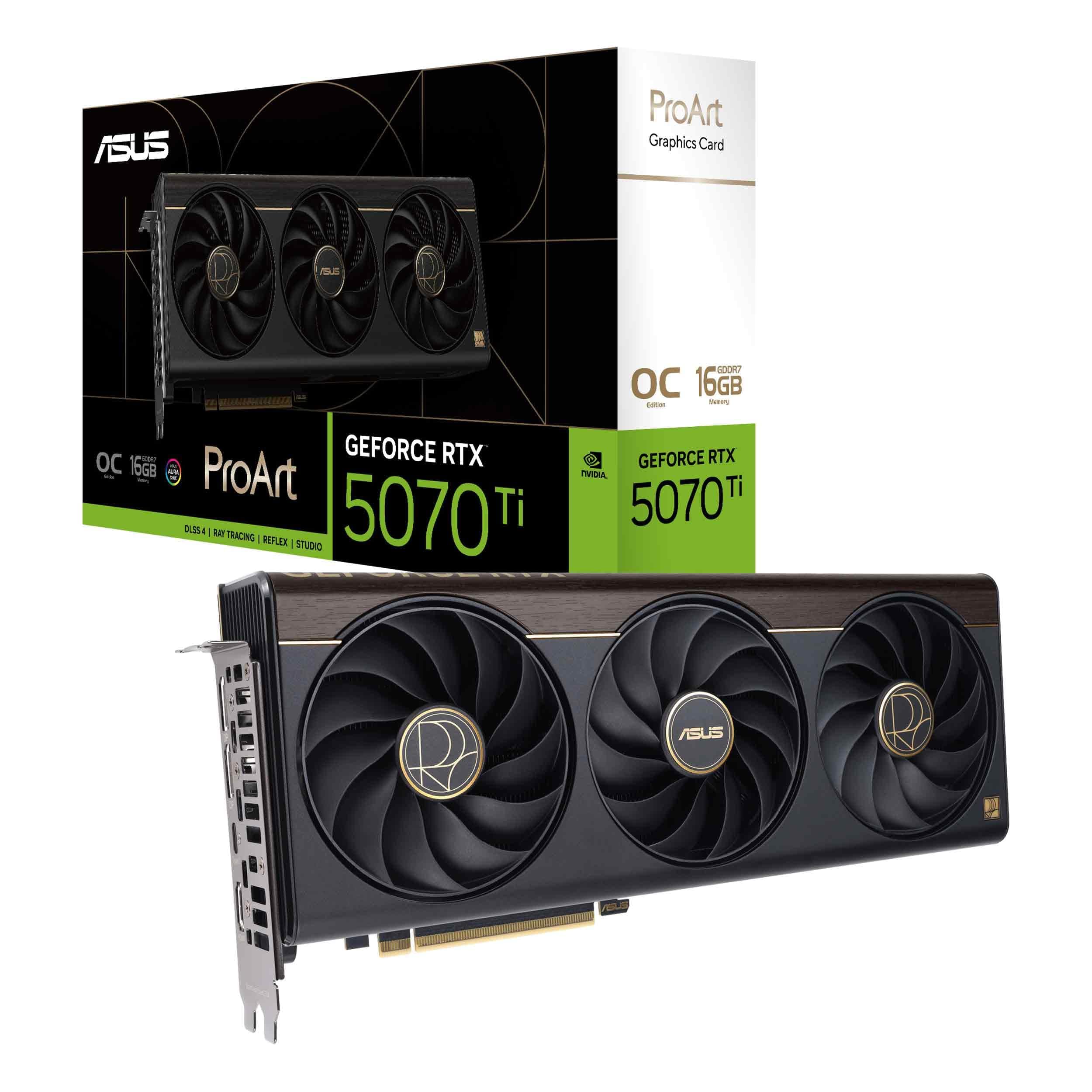 ASUS TUF Gaming GeForce RTX ™ 5070 Ti 16 GB GDDR7 OC Edition Gaming-Grafikkarte (PCIe® 5.0, HDMI®/DP 2.1, 3.125-Slot, Komponenten in Militärqualität, schützende PCB-Beschichtung, Axial-Tech-Lüfter) Bild 2