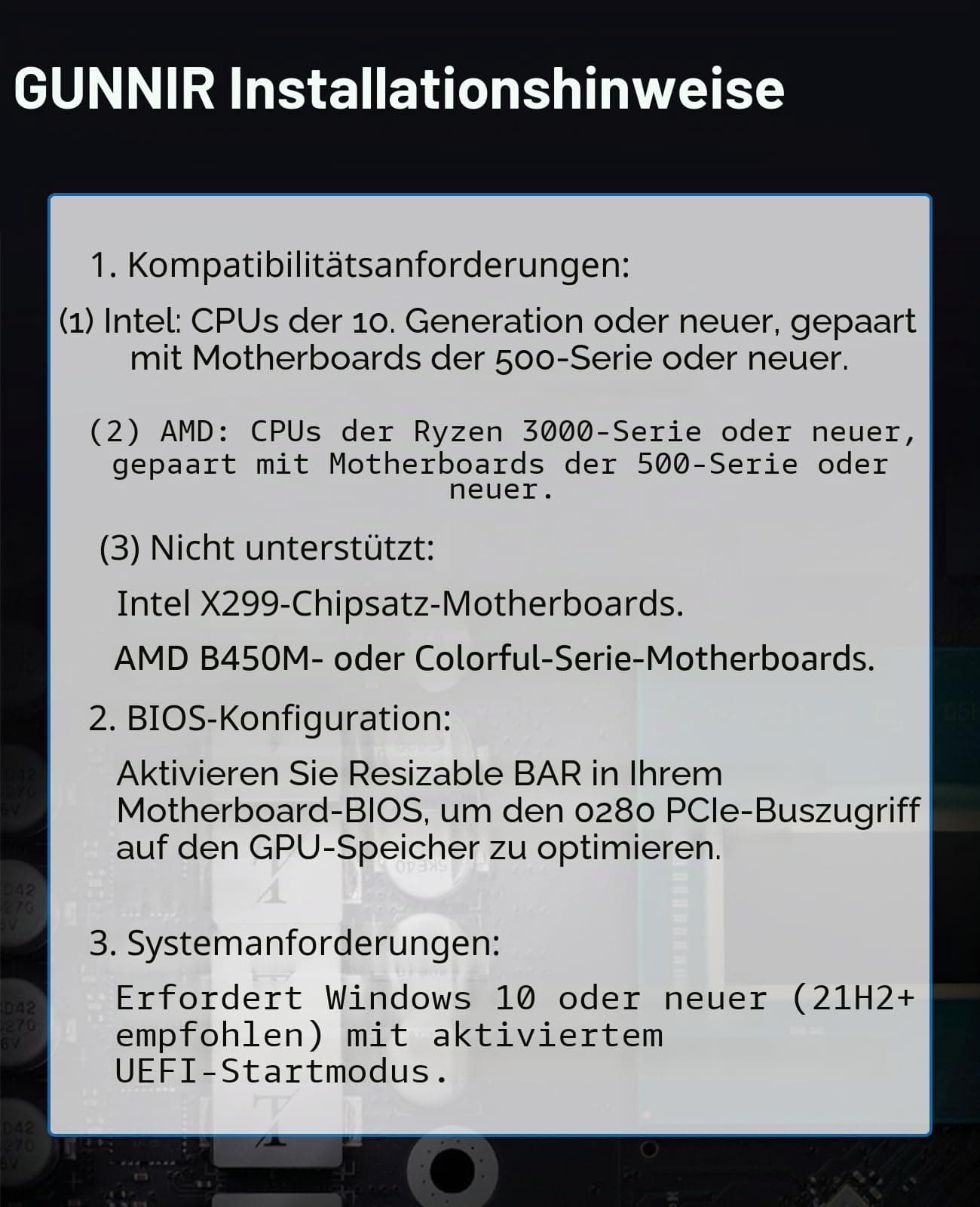 Cutesliving GUNNIR Intel Arc B570 Photon 10GB GDDR6 Grafikkarte, 2670MHz Boost (3X DP 2.1 + HDMI 2.1 | PCIe 4.0 x16) Triple-Fan Cooling, 4K/8K Ready, RTX 4060 Competitor (Weiß) Bild 7