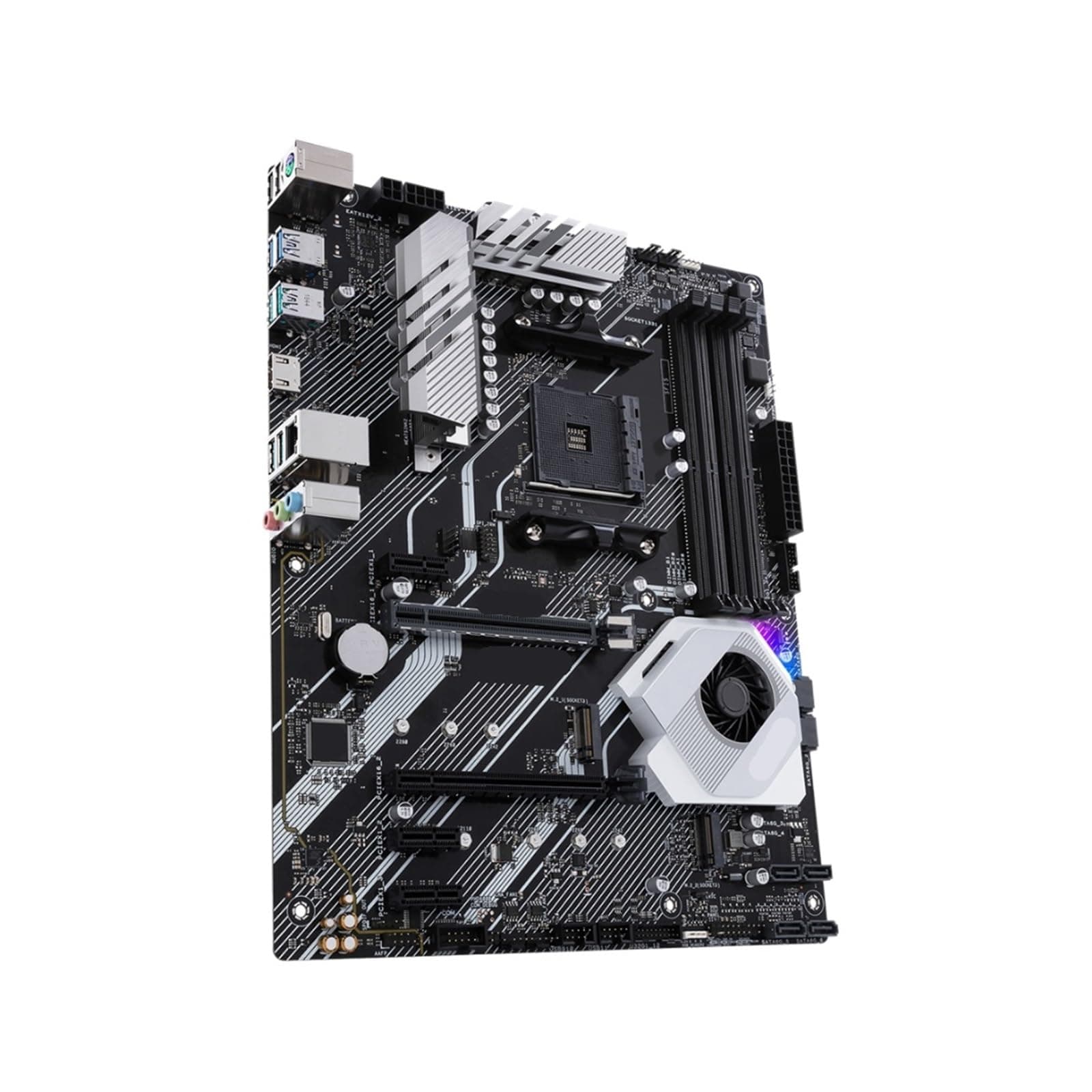 for X570-P Motherboard Unterstützt 5500 5600X 5700X 5800X3D CPU 4xDDR4 5100MHz 128GB NVME M.2 HDMI ATX AM4 for ASUS, Replacement Part Bild 7