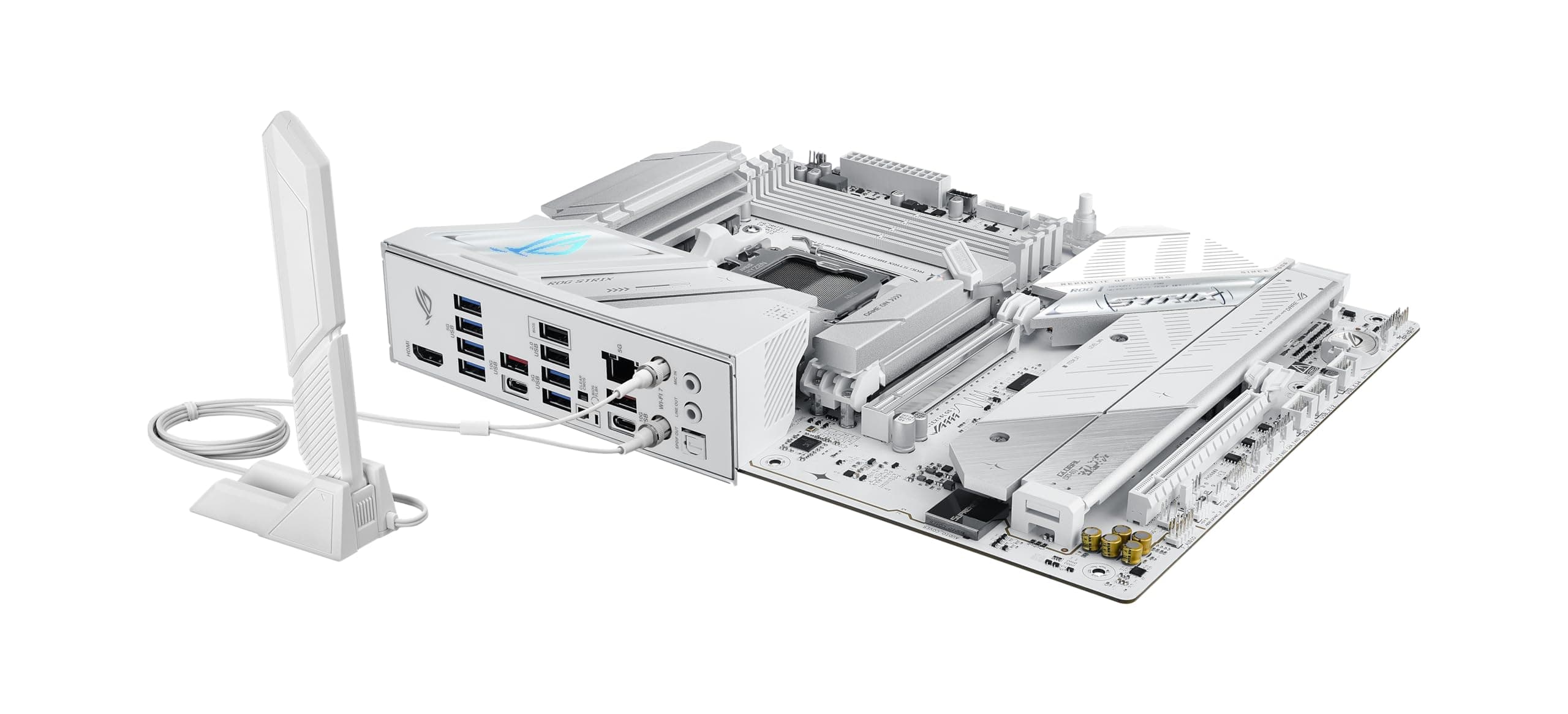 ASUS ROG Strix B850-A Gaming WIFI7 NEO AMD ATX Mainboard (14+2+2 Power Stages, DDR5 Steckplätze, 4X M.2 Steckplätze, PCIe 5.0, 3X USB 2.0-Header, USB 20Gbps Typ-C, WiFi 7, Realtek 5G & Aura Sync RGB) Bild 5