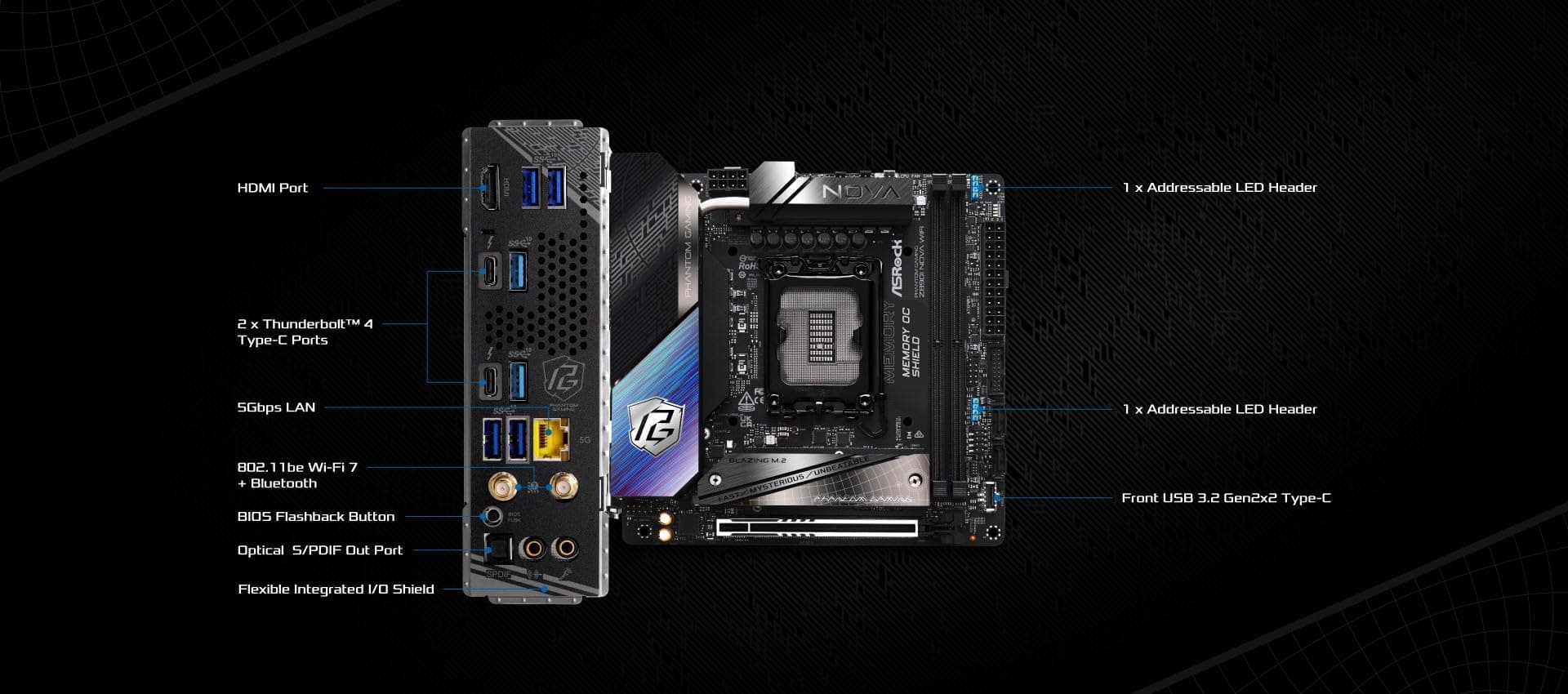 ASRock Z890I NOVA W I 90-MXBPN0-A0UAYZ Bild 8