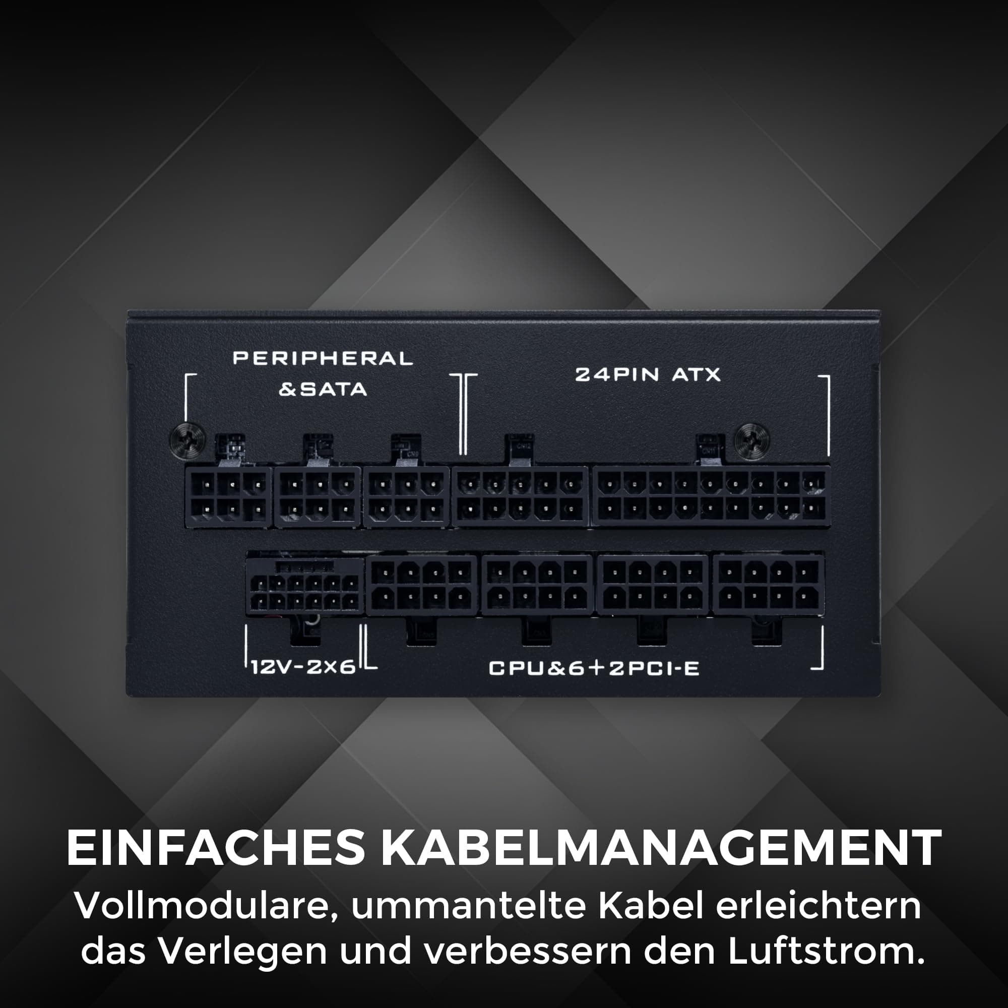 Lian Li SP0850P SFX Netzteil – 850W Schwarz | 80 Plus Platinum Effizienz, vollmodular, ATX 3.1 & PCIe 5.1, kompakt & leise, ideal für High-End Gaming Bild 3