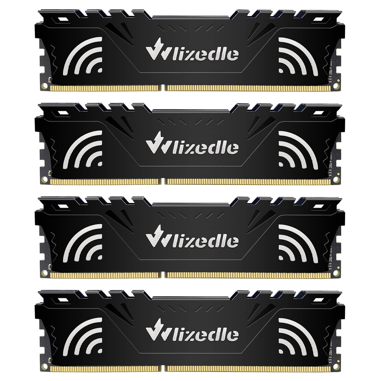32GB Kit (4x8GB) DDR3 Desktop Memory RAM 1866MHz CL13 UDIMM, PC Arbeitsspeicher PC3-14900 240-Pin 1,5V Non-ECC 2Rx8 Computer Speicher Upgrade für Rechner, Schwarz 8GBx4 1866 MHz - DDR3 Schwarz