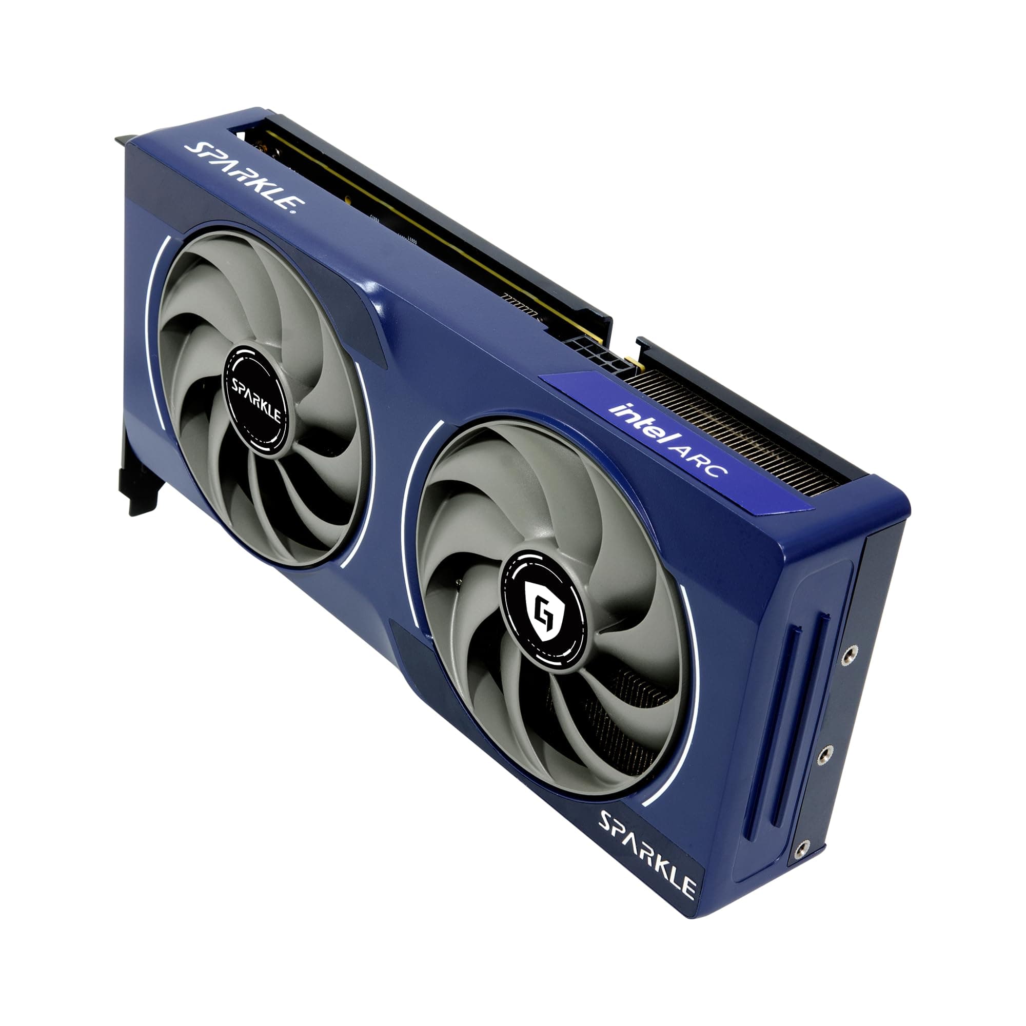 Sparkle Intel Arc B570 Guardian OC Grafikkarte, 10 GB GDDR6, Torn Cooling 2.0, Axiallüfter, Atemlicht, Metallrückplatte, SB570G-10GOC Bild 3