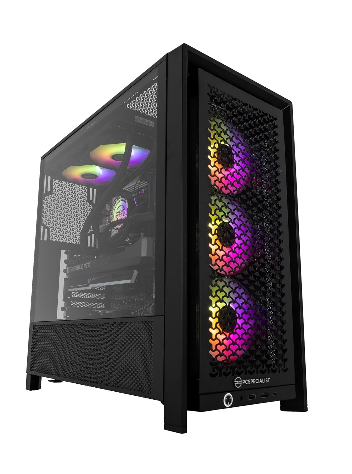 PCSpecialist Pro Gaming PC - AMD Ryzen 7 7700 3,80 GHz 8-Core, 32 GB DDR5 RAM, 16 GB GEFORCE RTX 5070 Ti, 2TB M.2 SSD, Windows 11 Ryzen 7 7700 RTX 5070 Ti