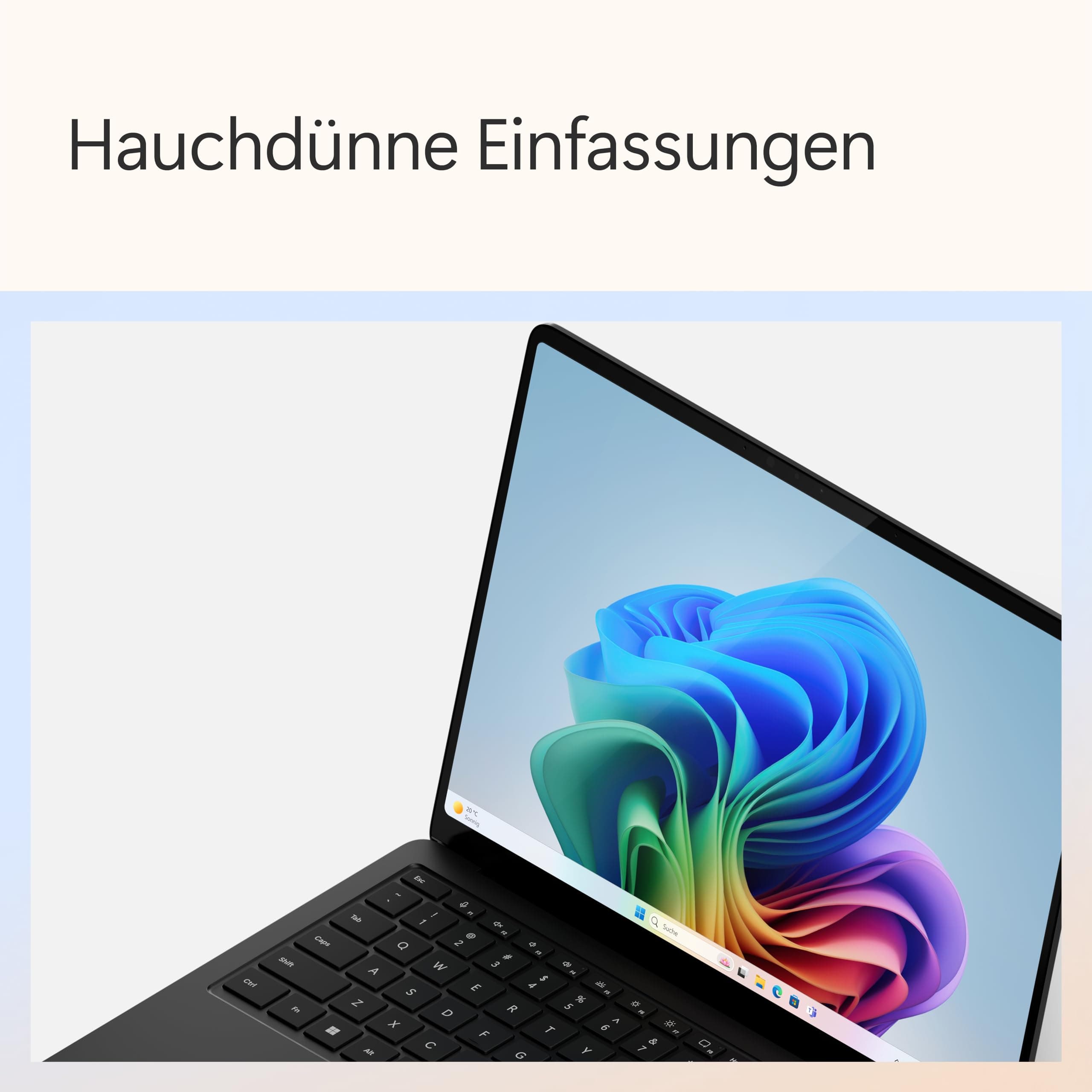 Microsoft Surface Laptop | Copilot+ PC | 13.8” Touchscreen | Snapdragon® X Elite (12 Kerne) | 16GB RAM | 512GB SSD | 7. Edition | Schwarz | QWERTZ Snapdragon® X Elite (12-Kern) 16GB RAM | 512GB Speicher mit Netzteil Schwarz Bild 5