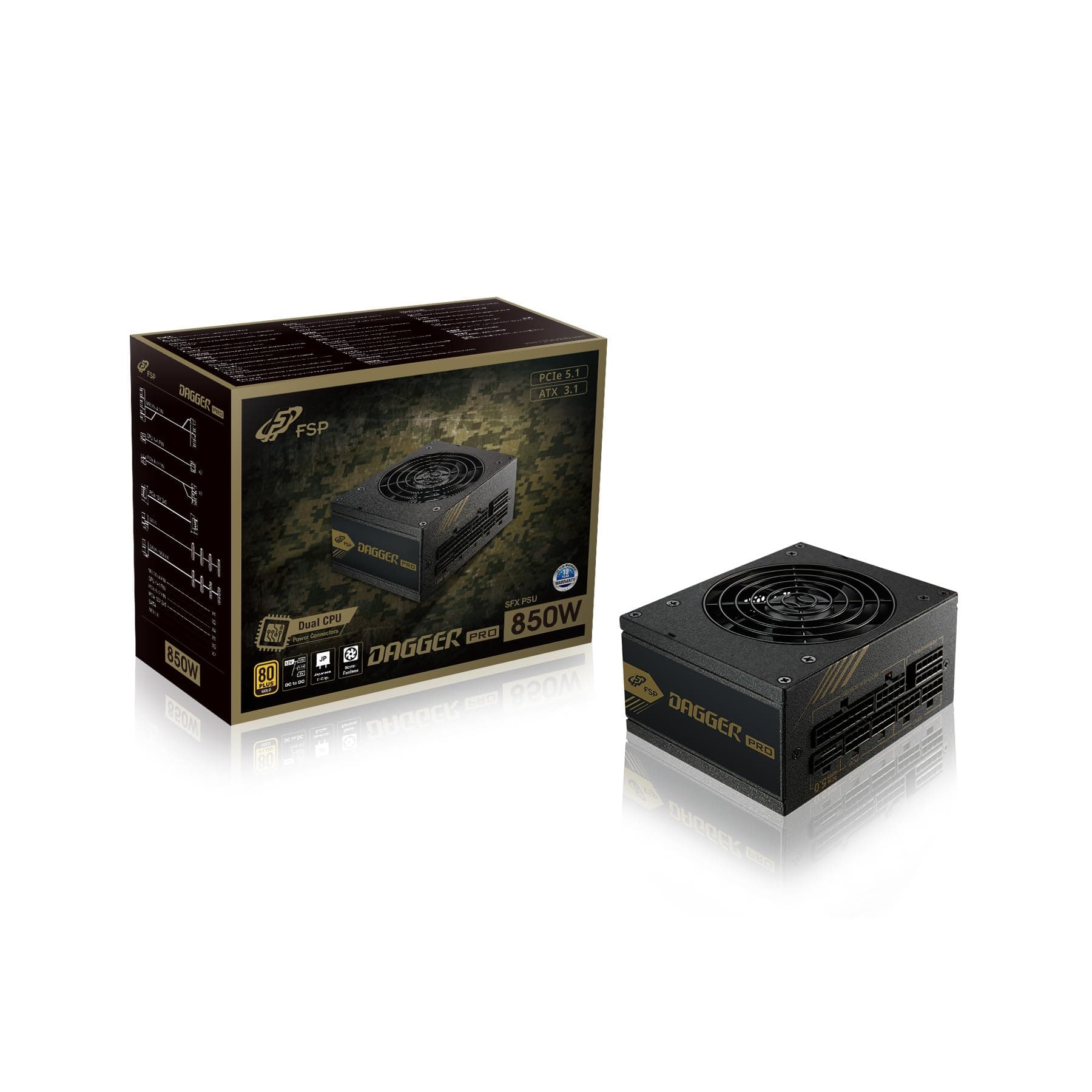 FSP (Fortron Alimentation 850W SFX Gen5*SDA2-850 Bild 2