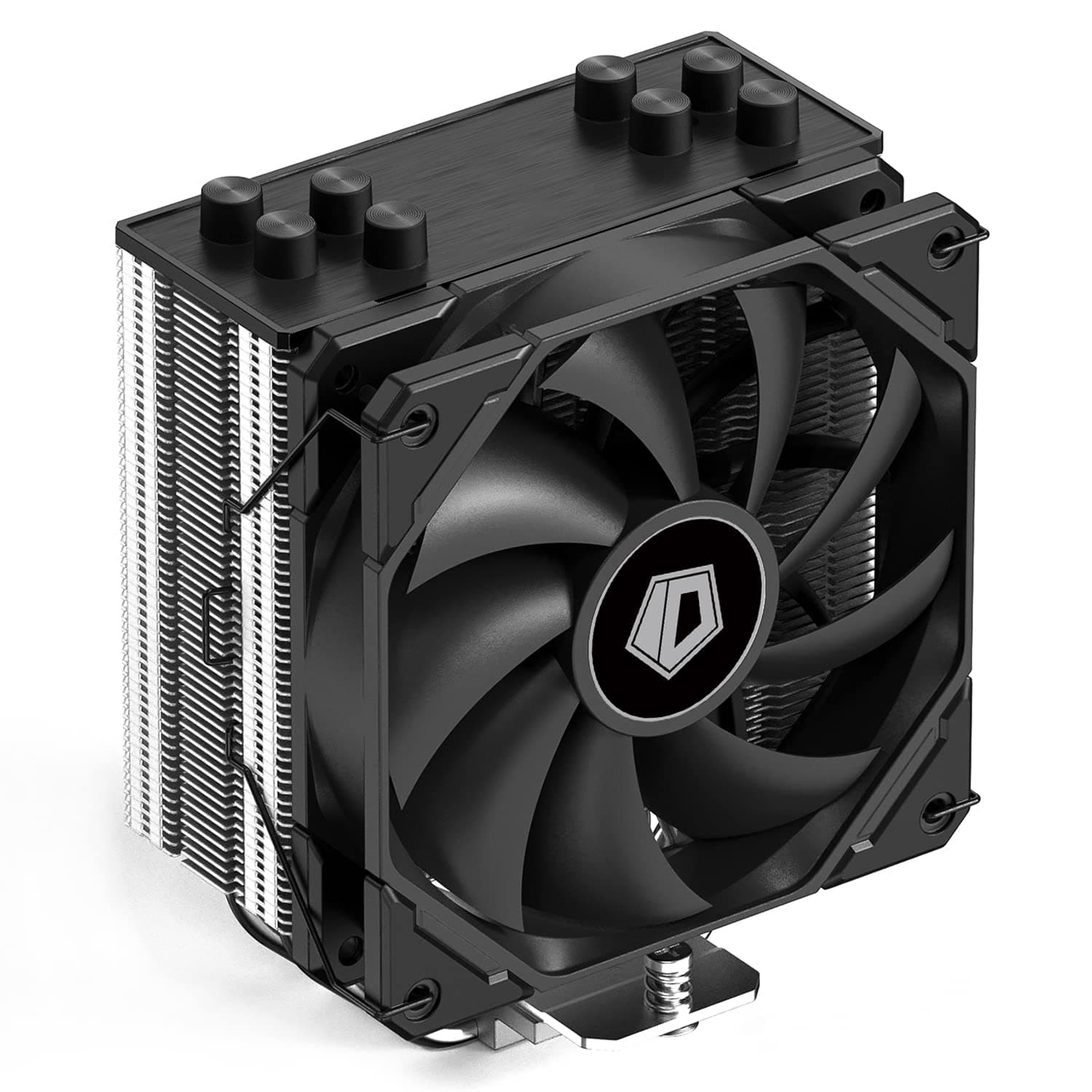 ID-COOLING SE-224-XTS Weißer CPU-Kühler für Desktop 4 Heatpipes CPU-Luftkühler mit weißem LED-Licht 120-mm-PWM-Lüfter CPU-Lüfter für Intel LGA1700/115X/1200; AMD AM4/AM5 Bild 3