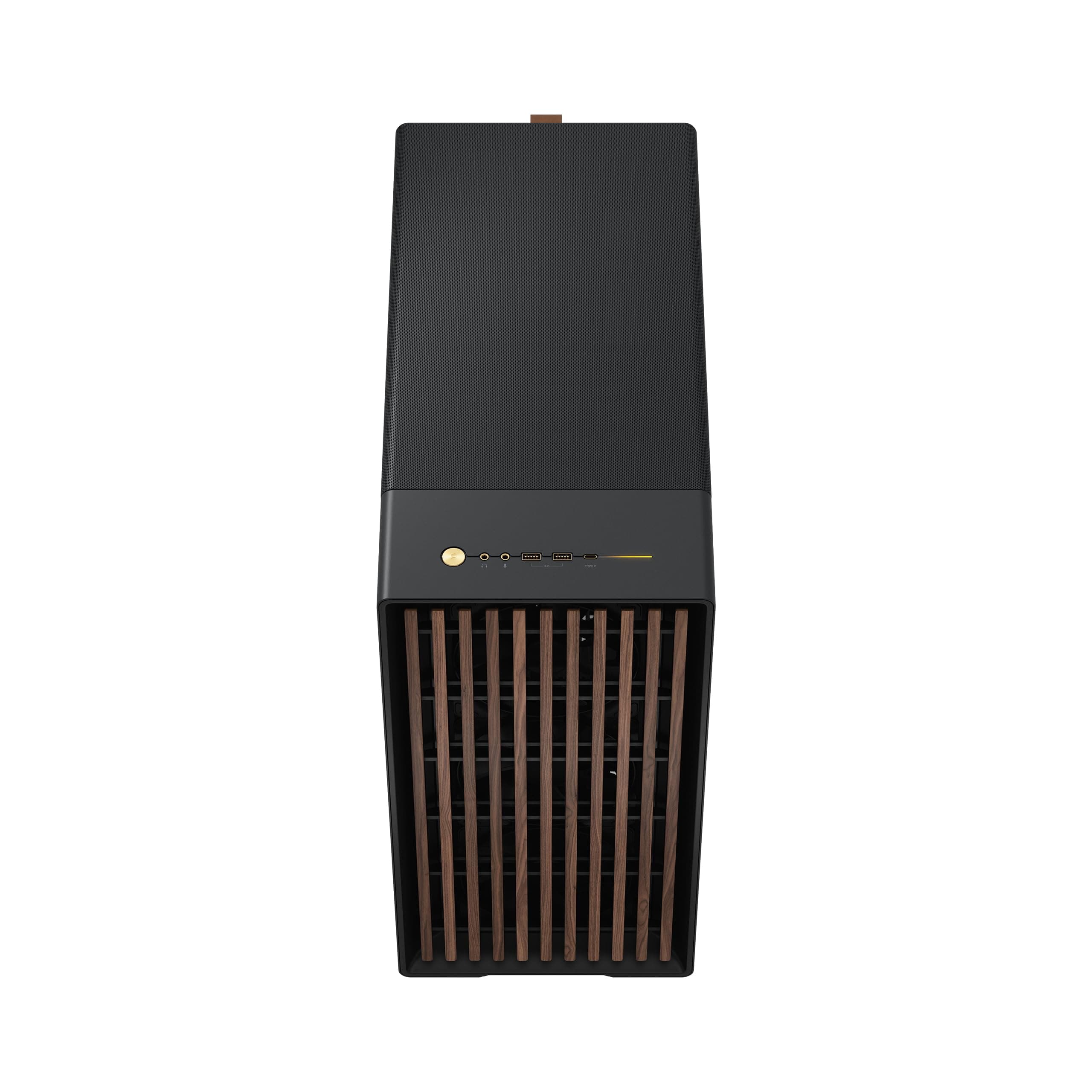 Fractal Design North XL Charcoal Black – E-ATX Full-Tower Gaming PC-Gehäuse | 3x 140-mm-Aspect-PWM-Lüfter vorinstalliert, USB Typ-C, bis 413 mm GPU-Kompatibilität, 420 mm Radiator-Support North XL Black Mesh Bild 5