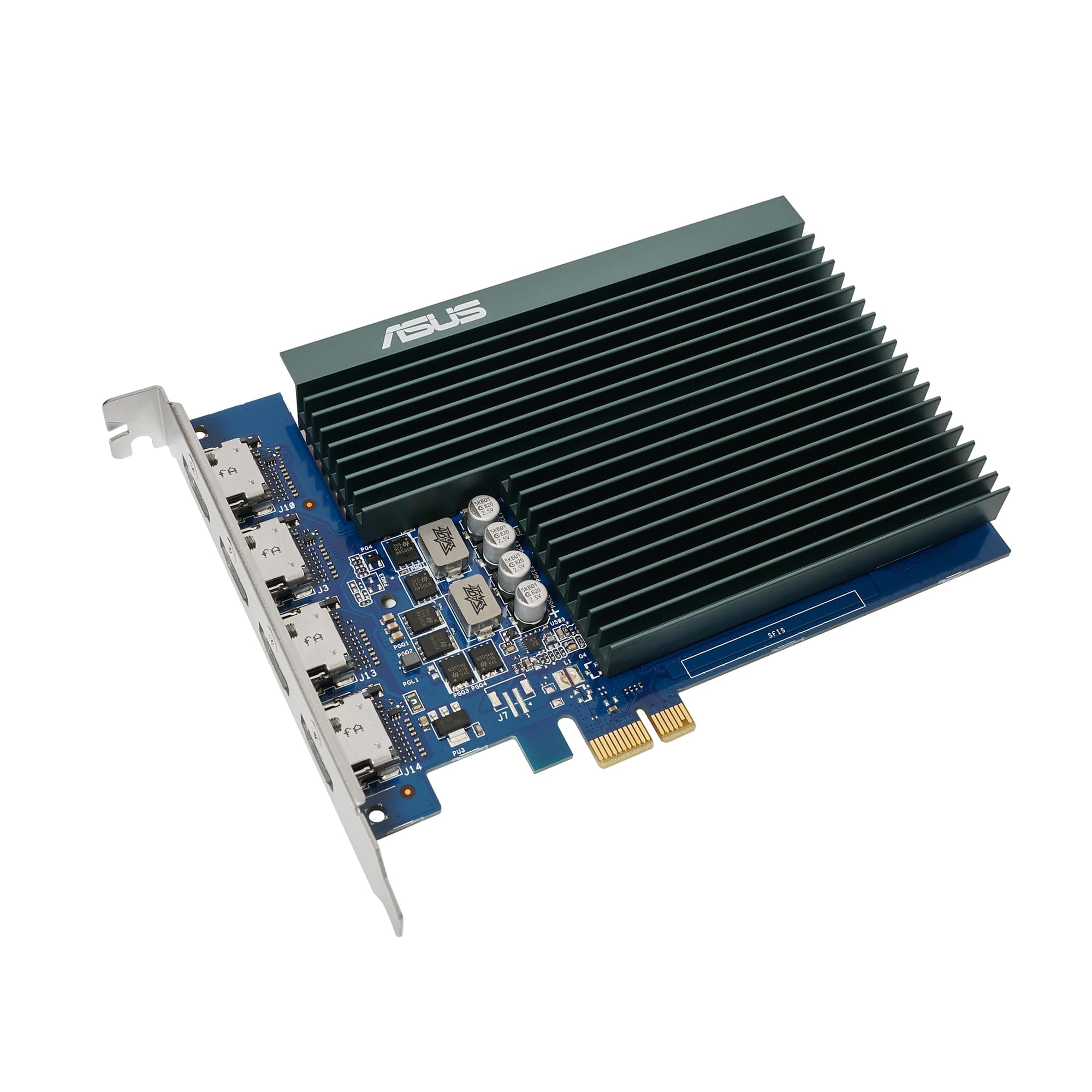 ASUS GeForce GT 730 2GB DDR5 Grafikkarte (4X HDMI, Single-Slot-Design, Passive Kühlung, GPU Tweak II, GT730-4H-SL-2GD5) DDR5 GT730-4H-SL-2GD5 Bild 5