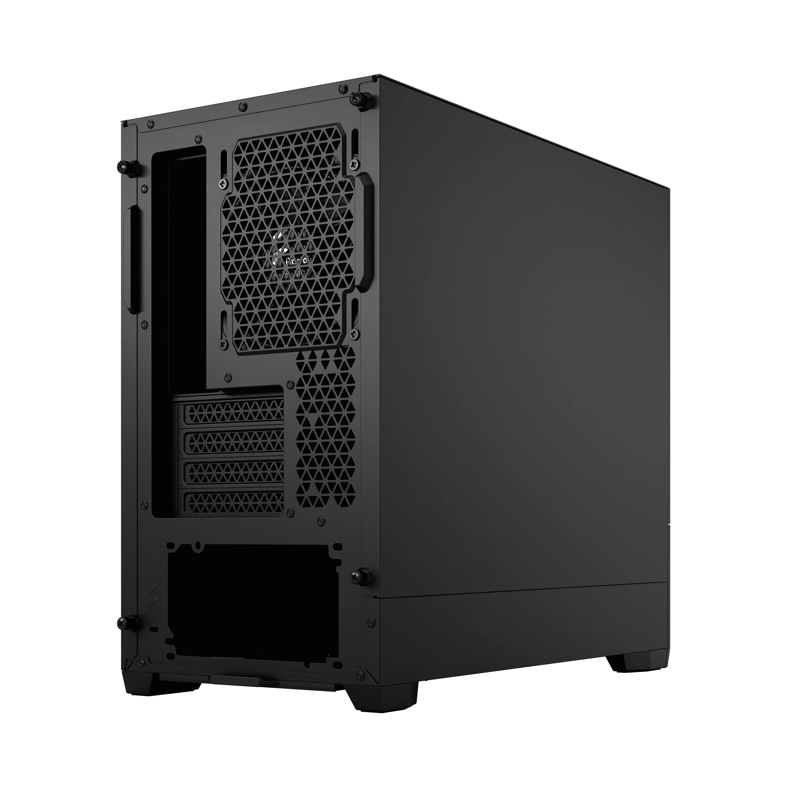 Fractal Design Pop Mini Silent – mATX Case/Mini ITX Case mit Bitumen-Dämmung, 3X 120 mm Lüfter, geschlossener Front – Lautloses pc gehäuse in Schwarz Schwarz Mini Silent Bild 7