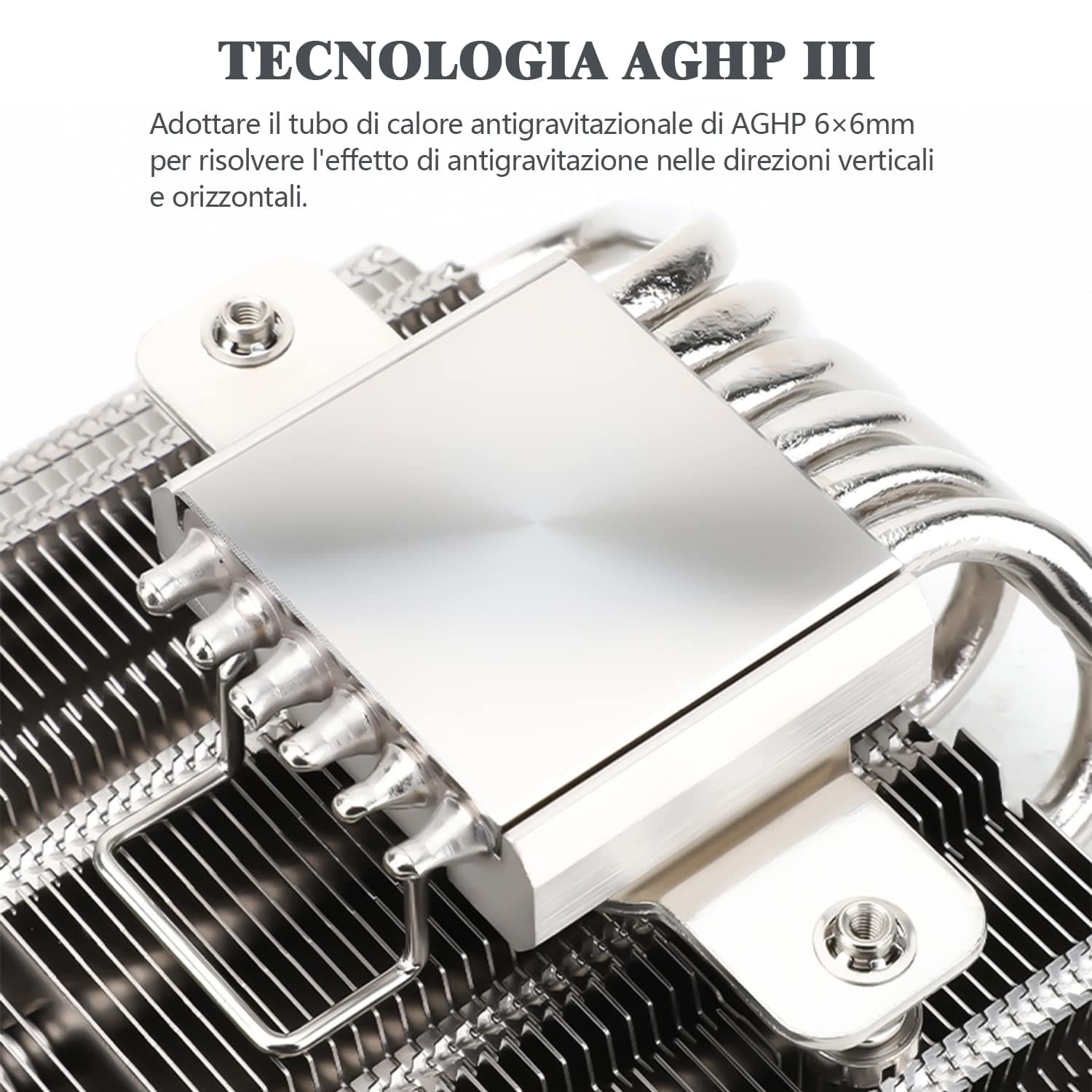 TR AXP120-X67 Low-Profile-CPU-Luftkühler mit 120mm TL-C12015 PWM Lüfter, 6 Heatpipes, 67mm Höhe, für AMD AM4 AM5/Intel 1700/1150/1151/1155/1200/2011 Bild 3