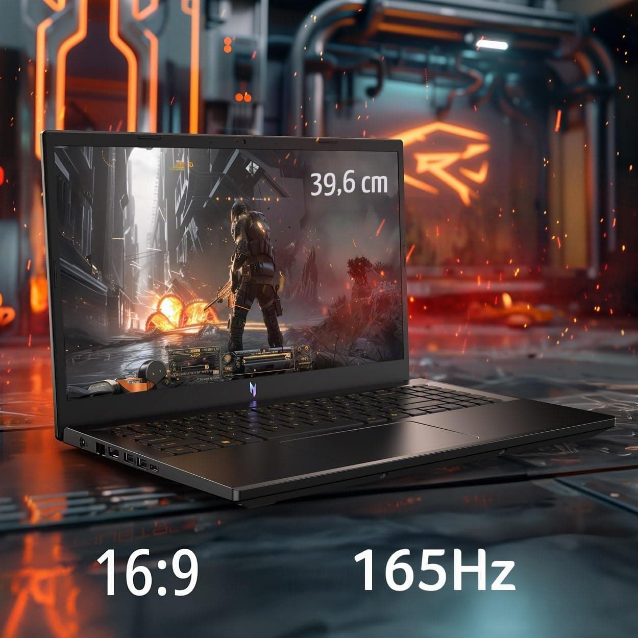 Acer Nitro V Gaming Laptop | Intel Core i5-13420H Prozessor | GPU für NVIDIA GeForce RTX 4050 Laptop | 165Hz FHD IPS Display | 8GB DDR5 | 512GB Gen 4 SSD | Wi-Fi 6 | KB Bild 4