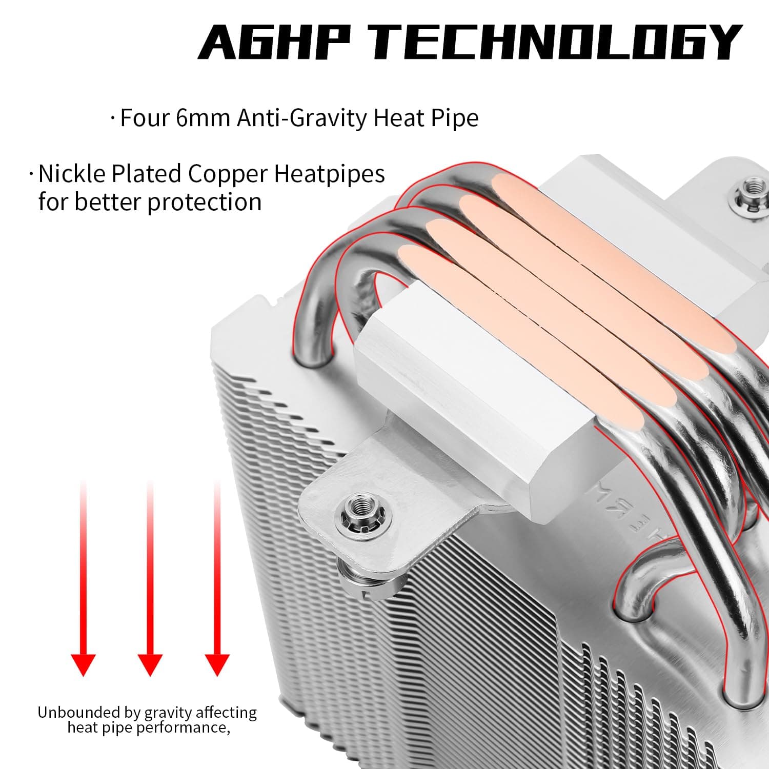 Thermalright Assassin X 120 SE CPU-Luftkühler, 4 Heatpipes, TL-C12C PWM Leiser Lüfter CPU-Kühler mit S-FDB-Lager, für AM4/AM5/Intel LGA1150/1151/1200/1700/1851 Bild 7