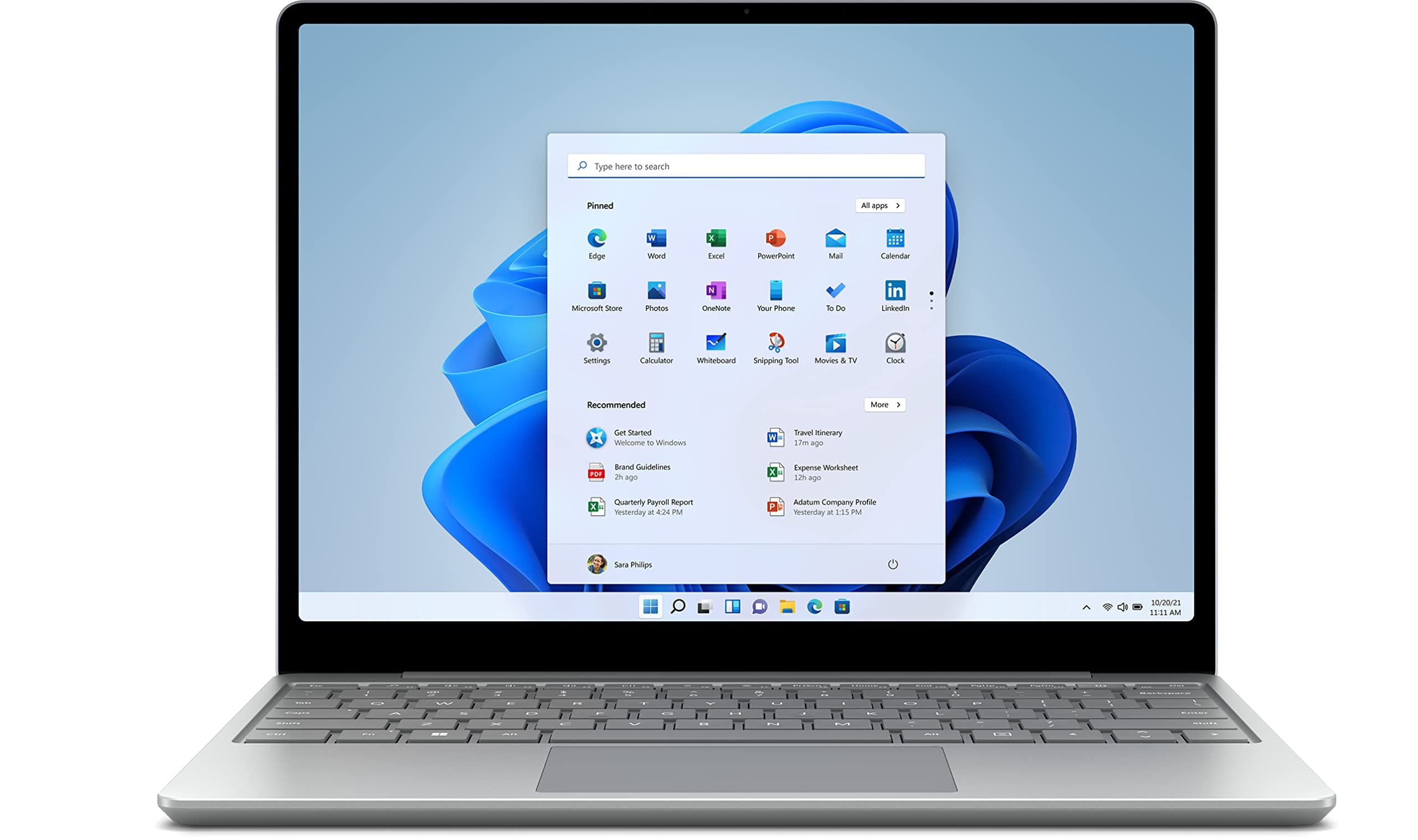Microsoft Surface Laptop Go 2 i5/4/128 cm SC German Austria/Germany Commercial Platinum Windows 11