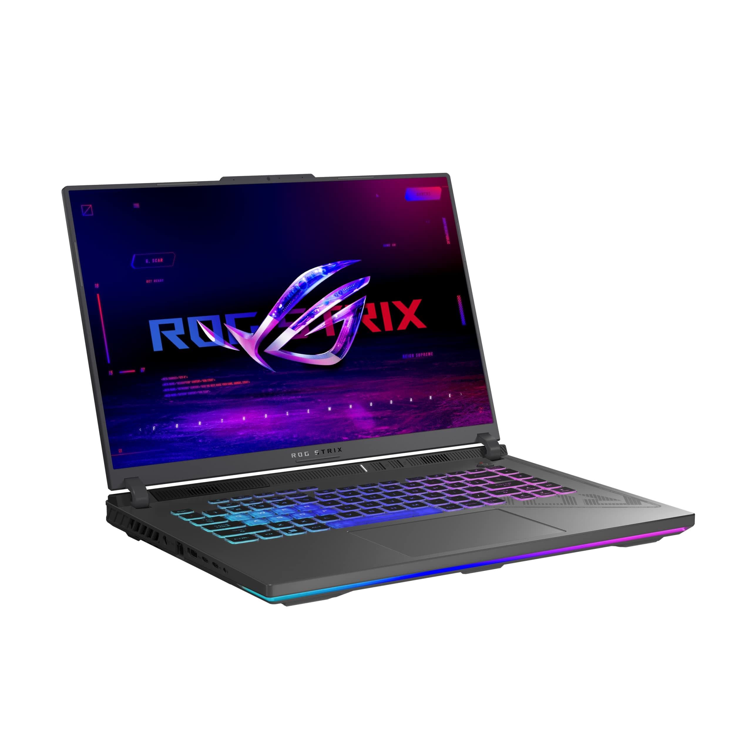 ASUS ROG Strix G16 G614JI Laptop | 16" WUXGA 165Hz/7ms 16:10 IPS Display | Intel Core i9-13980HX | 16GB RAM | 1TB SSD | NVIDIA RTX 4070 | Win11 Home | QWERTZ | Eclipse Gray | 3Monate GamePass Intel Core i9-13980HX | 16GB RAM | 1TB SSD | NVIDIA RTX 4070 16" Bild 2