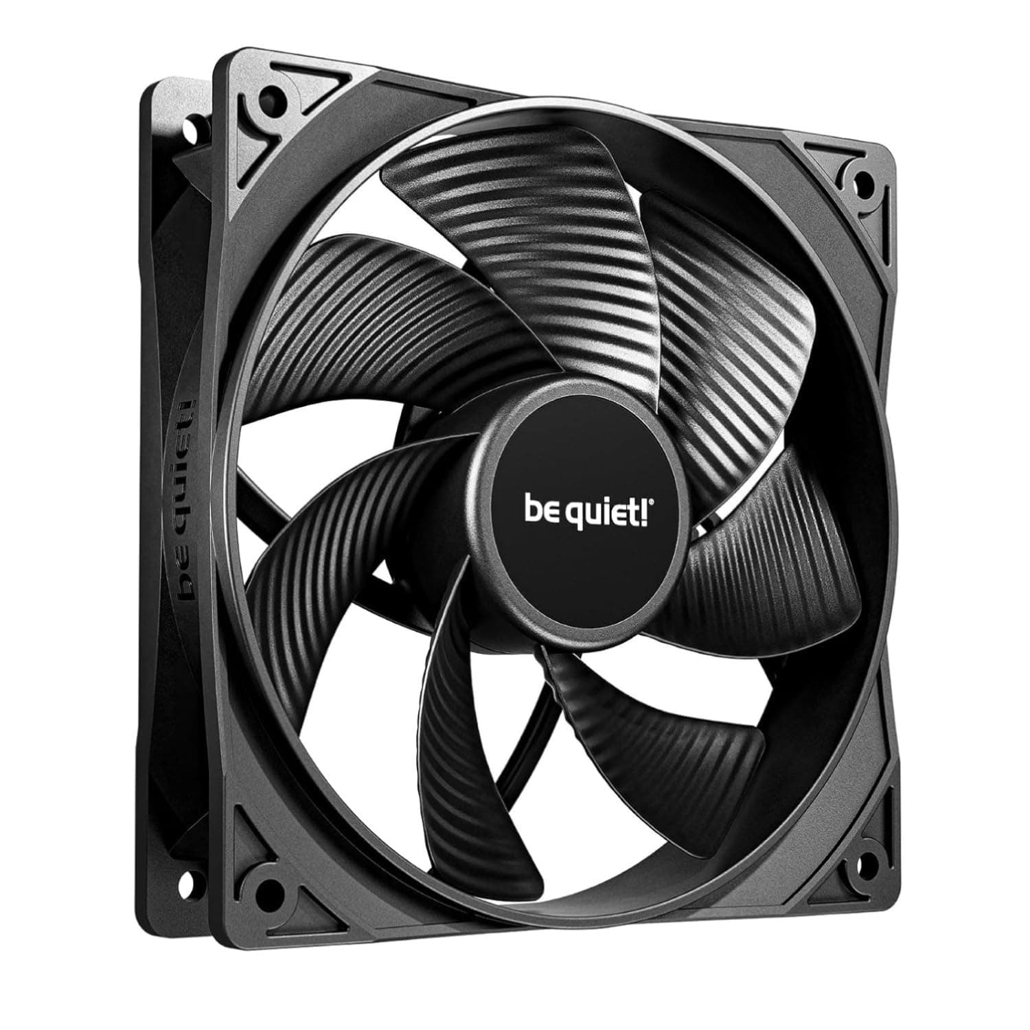 be quiet! Pure Wings 3 120mm PWM Reverse Lüfter Triple Pack, 3 Lüfter enthalten, invertierte Lüfterblätter, hohe Höchstgeschwindigkeit, niedrige Mindestdrehzahl, optimierter Lüfterrahmen Bild 2