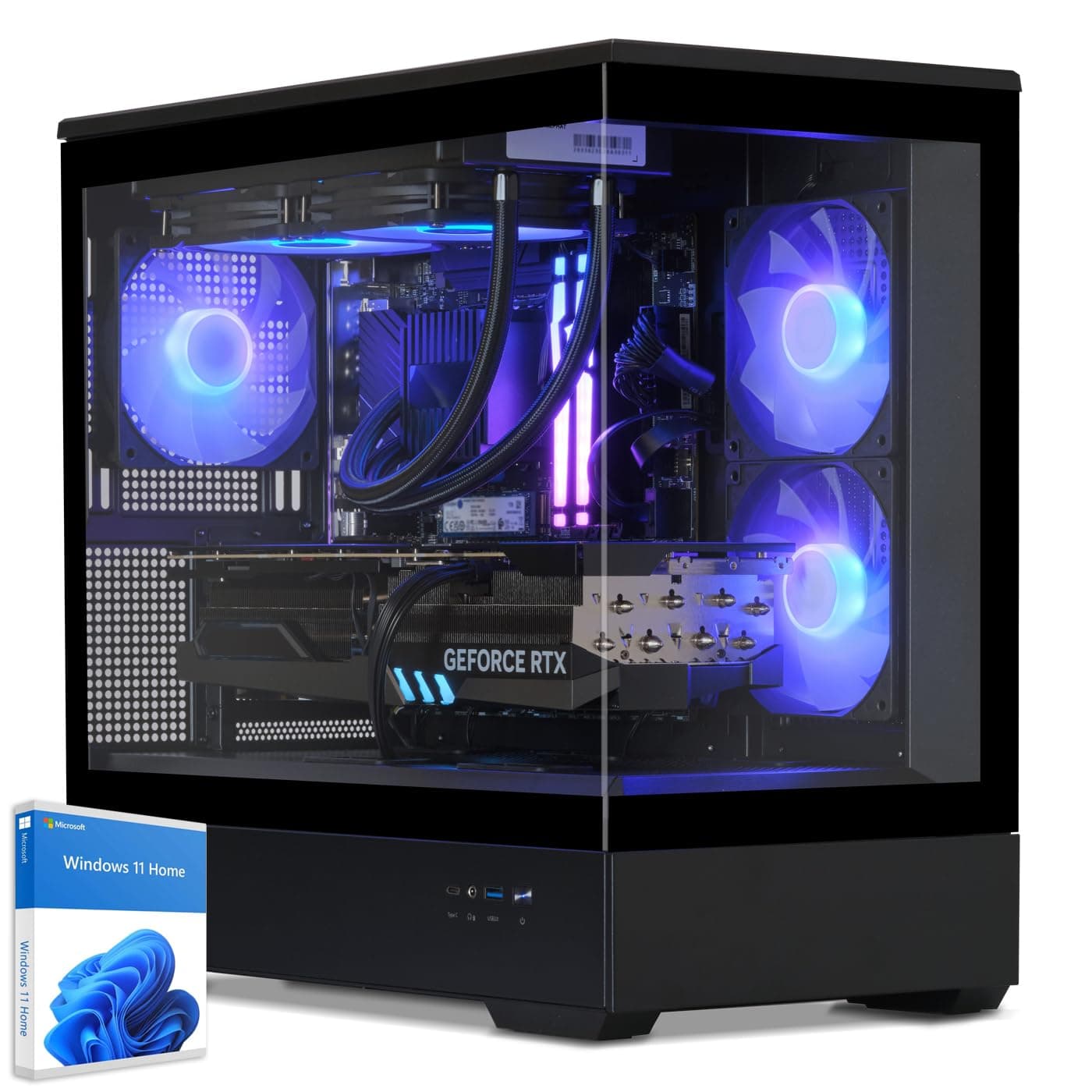 Sedatech Wasserkühlung Gaming PC • RX 9070 XT | AMD Ryzen 9 9950X3D | 32GB DDR5 | 2TB SSD M.2 | WLAN 6E | BT 5.3 | Win 11 10) Ryzen 9 9950X3D - RX 9070 XT
