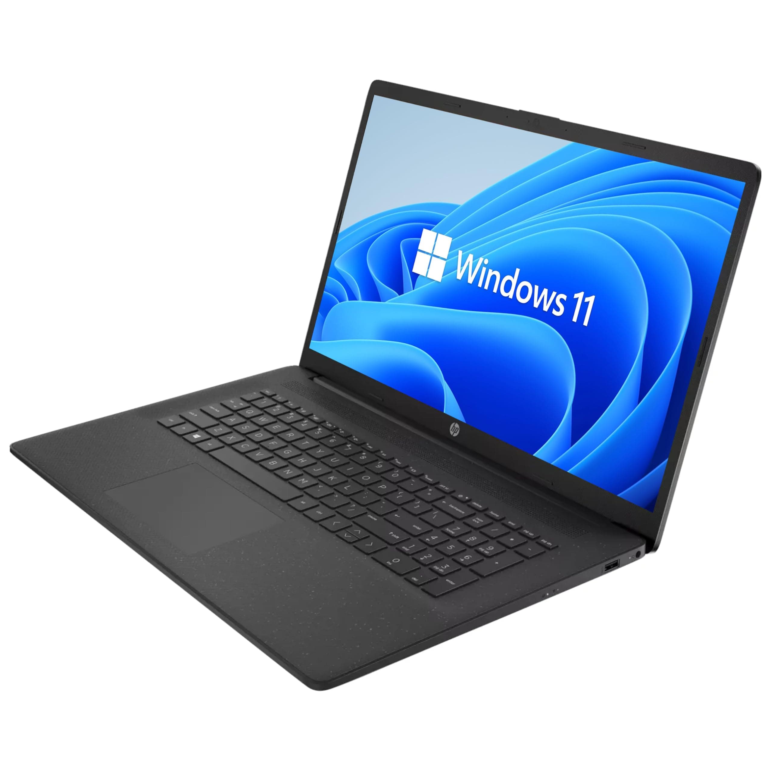 HP Laptop, 17,3 Zoll IPS Full-HD Display, Intel N200 4 x 3.70 GHz, 16 GB DDR4 RAM, 512 GB SSD, Intel UHD Graphics, Schwarz, Norton 360, Windows 11 Bild 3