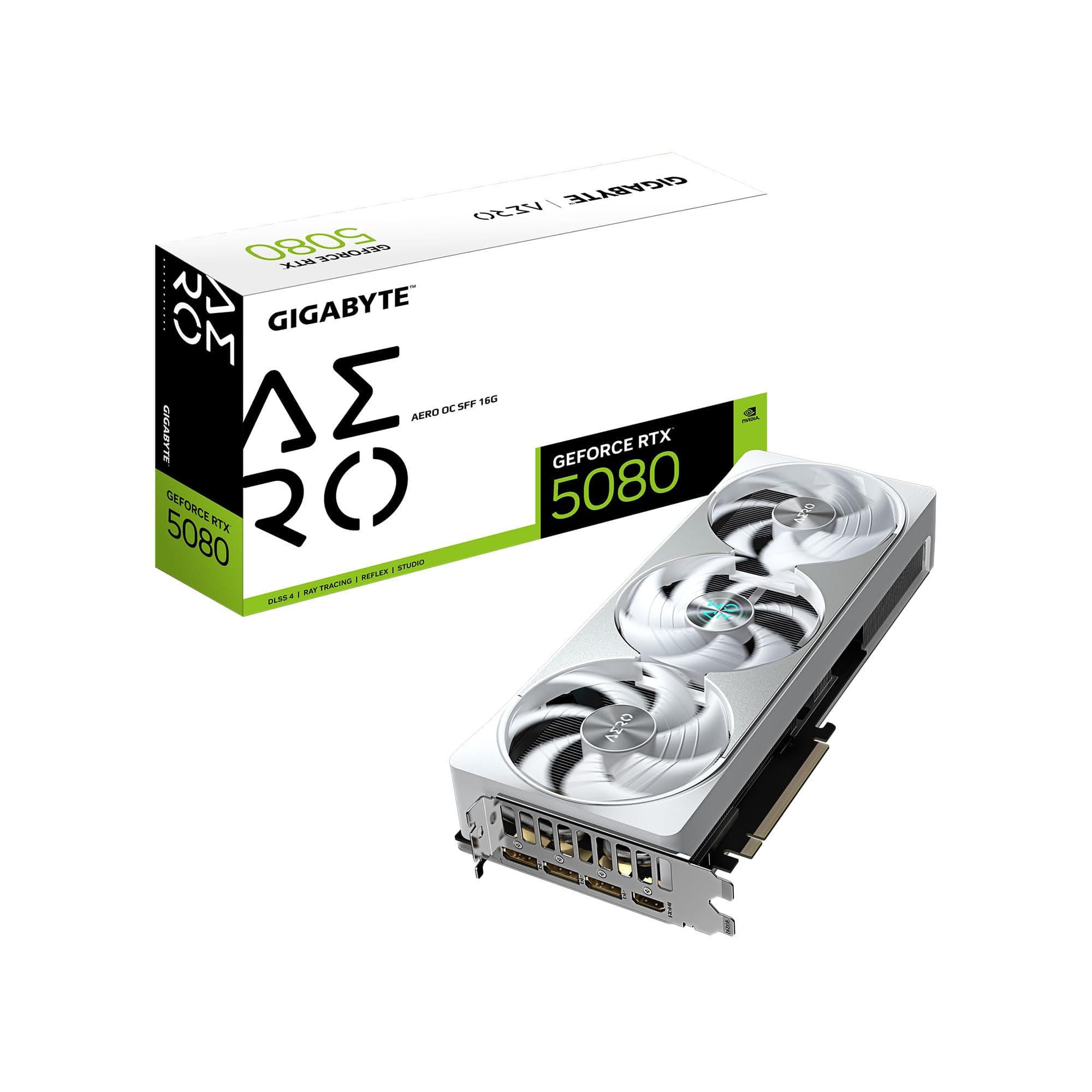 GIGABYTE AORUS GeForce RTX 5080 Master ICE 16G Grafikkarte, WINDFORCE Kühlsystem, 16GB 256-Bit GDDR7, GV-N5080AORUSM ICE-16GD Grafikkarte Bild 2