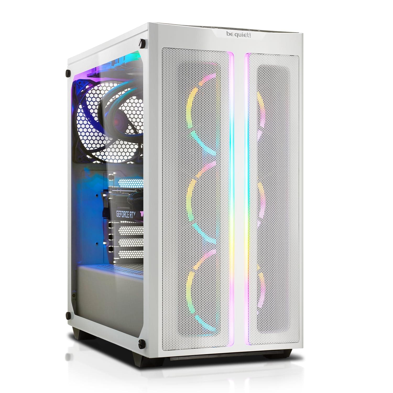 High-End Gaming PC Weiß – Ryzen 7 9800X3D | NVIDIA RTX 5080 16GB | 32GB DDR5 | 1TB M.2 SSD | RGB Wasserkühlung 360 | Windows 11 Pro – Edles White Build für maximale Performance
