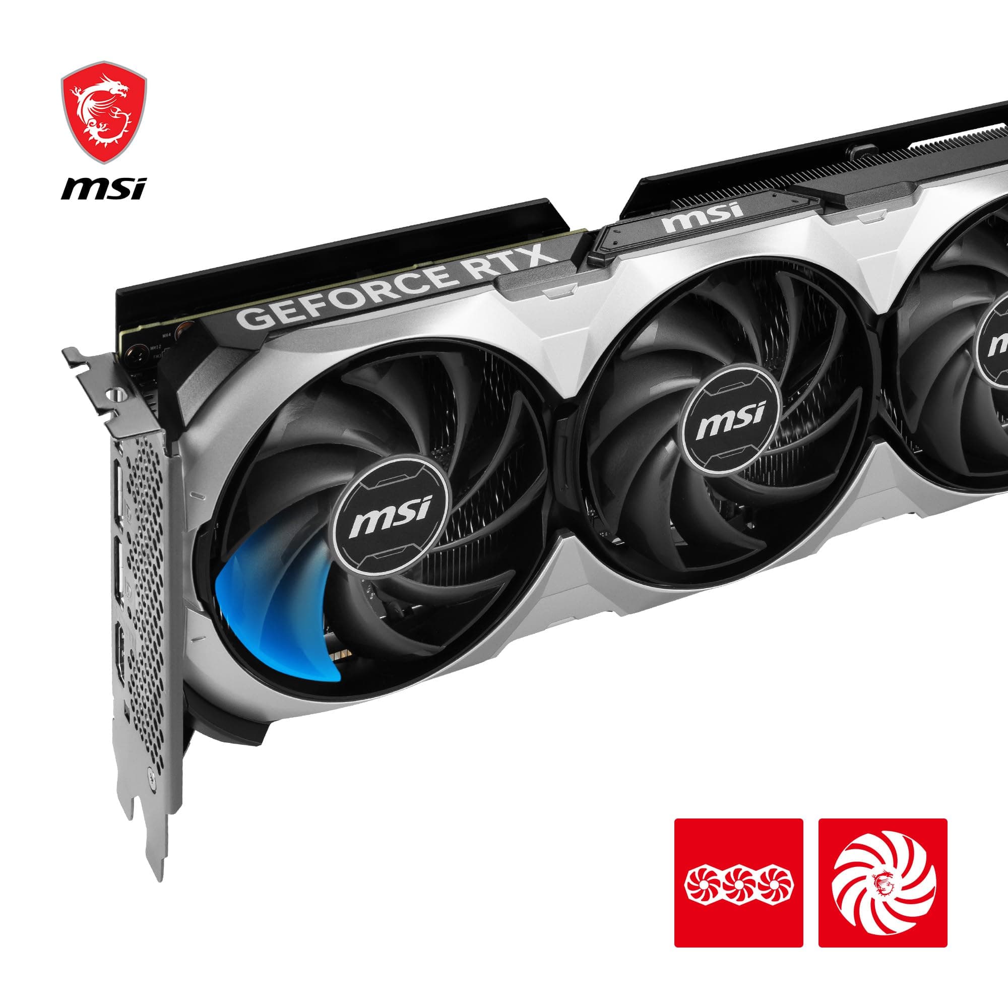 MSI GeForce RTX 4060 Ti Ventus 3X 16G OC Grafikkarte -NVIDIA RTX 4060 Ti, 16GB GDDR6 Speicher, 18Gbps, PCIe 4.0, DLSS3 16GB GeForce RTX 4060 Ti VENTUS 3X 16G OC Bild 7