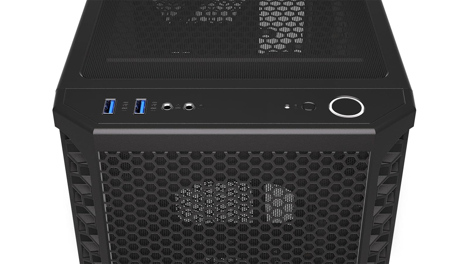 ENDORFY Signum 300 Solid PC Gehäuse ATX, Mesh Front, 1x Stratus 120 PWM, Unterstützung für 360 mm Radiator, GPU bis 350 mm, Staubfilter, Schwarz Bild 5