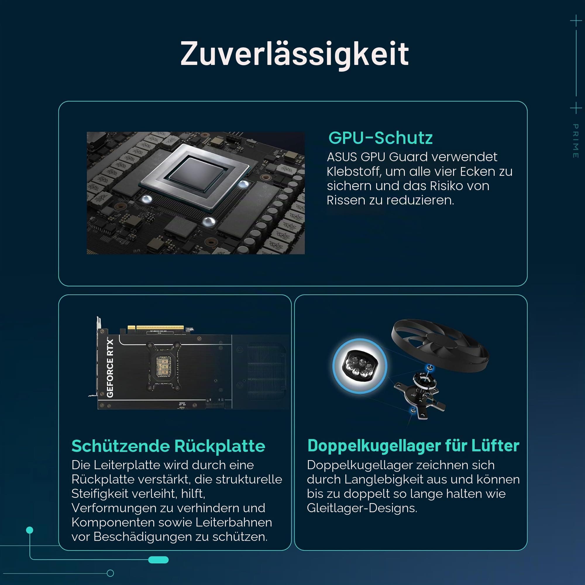 ASUS Prime GeForce RTX 5070 12GB GDDR7 OC Edition Gaming Grafikkarte (NVIDIA Blackwell Architektur und DLSS 4, 2,5-Slot Design, SSF, PCIe 5.0, 3X DisplayPort 2.1b, 1x HDMI 2.1b) Bild 8