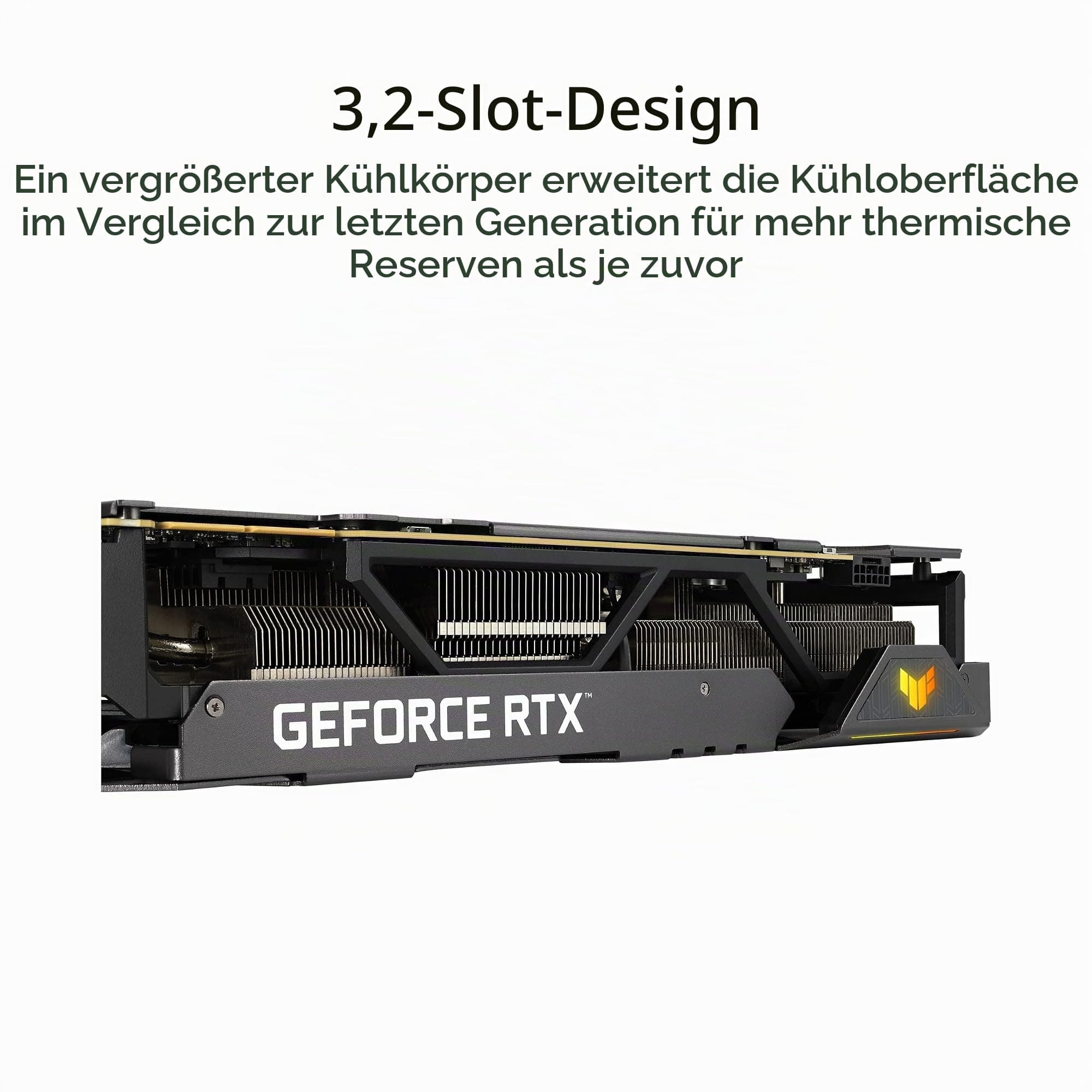 ASUS TUF GeForce RTX 3090 Ti 24GB GDDR6X Gaming Grafikkarte (Nvidia Ampere, PCIe 4.0, DLSS, Raytracing, GDDR6X Speicher, 2X HDMI 2.1, 3X DisplayPort 1.4a, TUF-RTX3090TI-24G-GAMING), 90YV0HC3-M0NA00 Bild 5