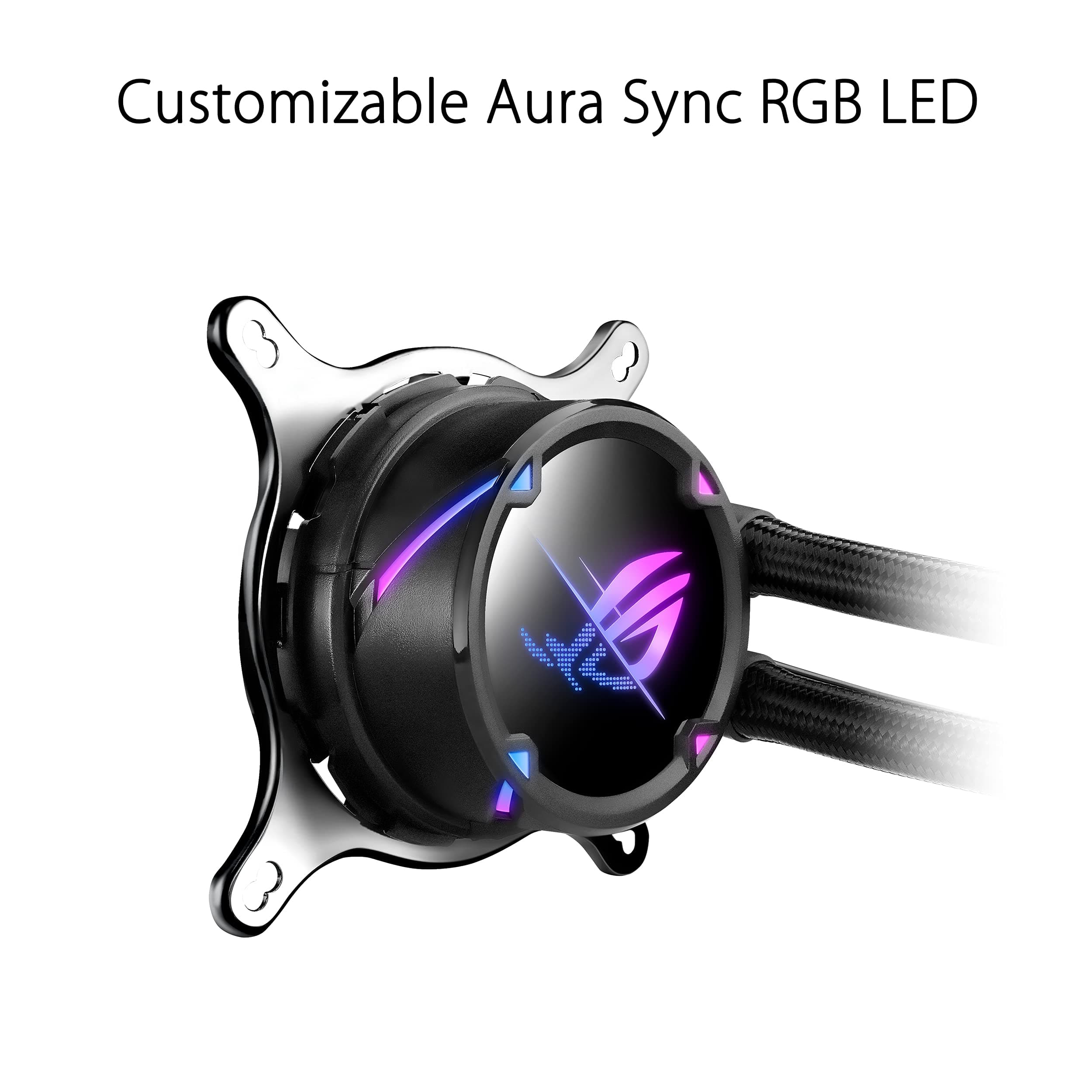 ASUS ROG STRIX LC II 280 ARGB All-in-One CPU-Wasserkühlung (Aura Sync, zwei adressierbare ROG-140mm-Radiatorlüfter) Bild 7