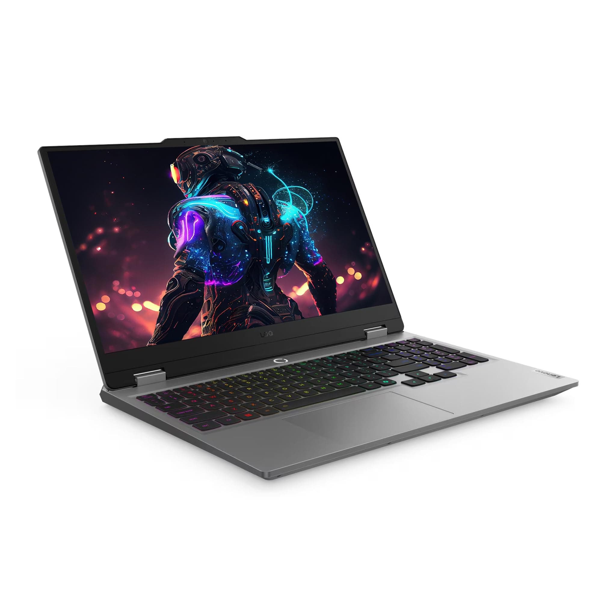 Lenovo LOQ 15IRX10 Gaming Laptop, Intel Core i5-13450HX, 64 GB DDR5 RAM, 2 TB PCIe SSD, 15.6" FHD (1920x1080) Display, NVIDIA GeForce RTX 5060, Deutsches Tastatur-Layout, W11 Pro, Luna Grau 64 GB RAM | 2 TB SSD Windows 11 Pro Bild 2
