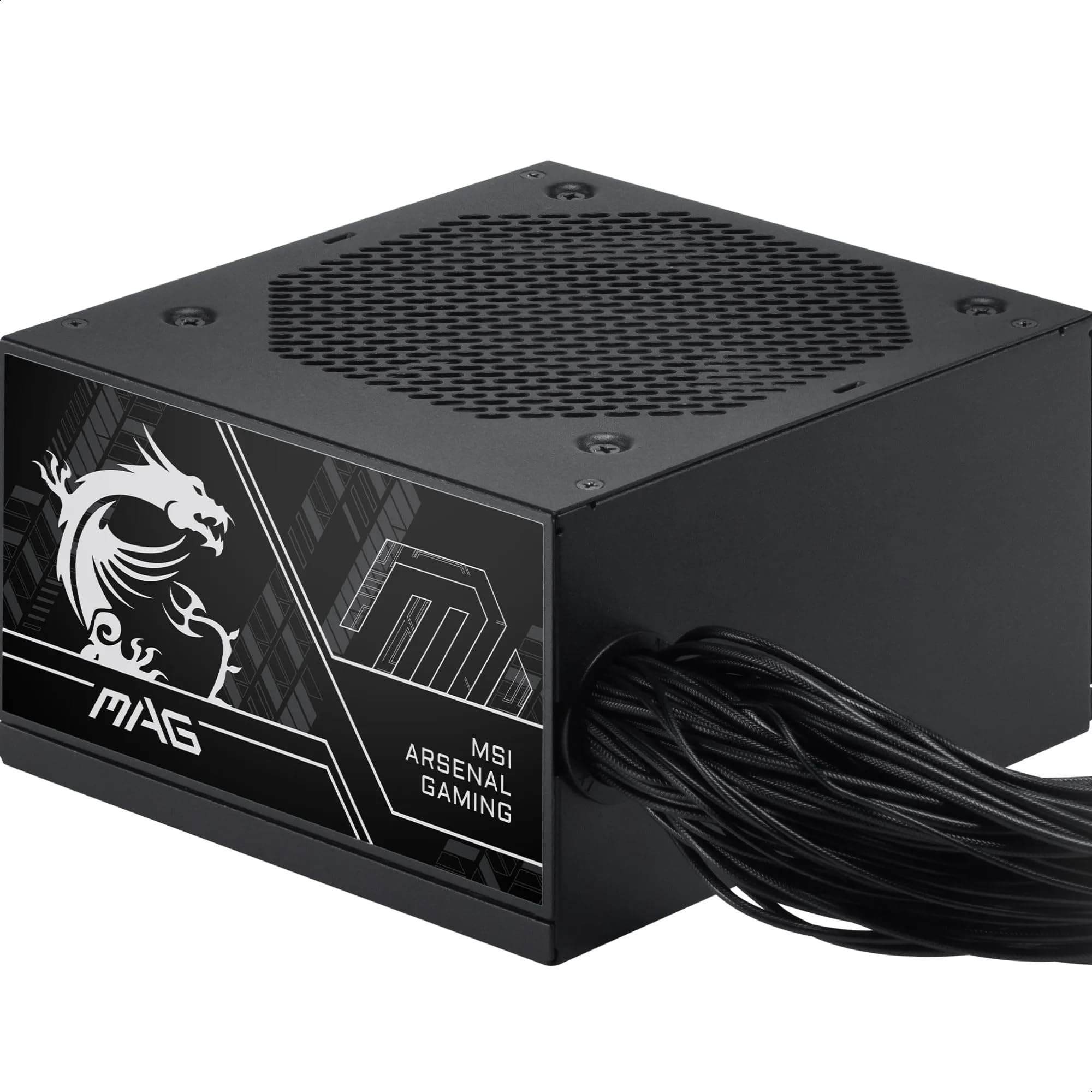 MSI MAG A650BN PCIE5 III Netzteil, 650W, 80 Plus Bronze, ATX 3.1, PCIe 5.1 GPU Support, Native 12V-2x6, Zweifarbiger 12V-2x6 Anschluss, ATX PSU, Matt geprägte Mantelkabel