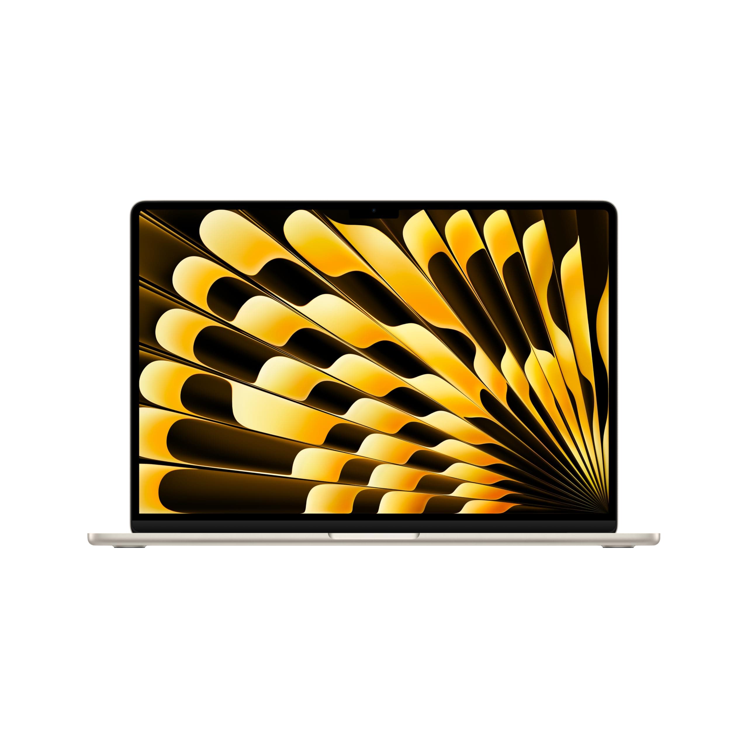 Apple 2024 15" MacBook Air Laptop mit M3 Chip: 15,3" Liquid Retina Display, 8 GB gemeinsamer Arbeitsspeicher, 256 GB SSD Speicher, beleuchtete Tastatur, 1080p FaceTime HD Kamera, Touch ID, Polarstern Polarstern 8 GB Gemeinsamer Arbeitsspeicher 256 GB SSD