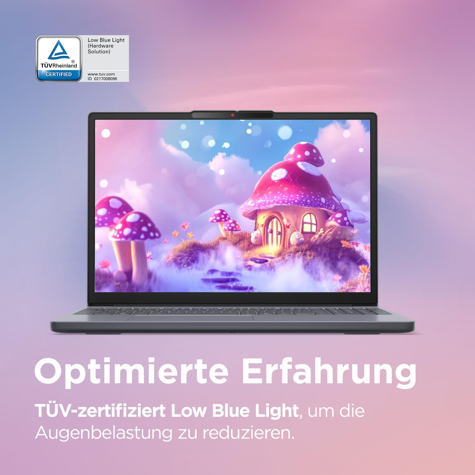 Lenovo IdeaPad Slim 3 Laptop | 16" WUXGA Display | AMD Ryzen 5 150 | 512GB SSD | 16GB RAM | AMD Radeon Grafik | QWERTZ | Windows 11 | Luna Grau | 3 Monate Premium Care Bild 3
