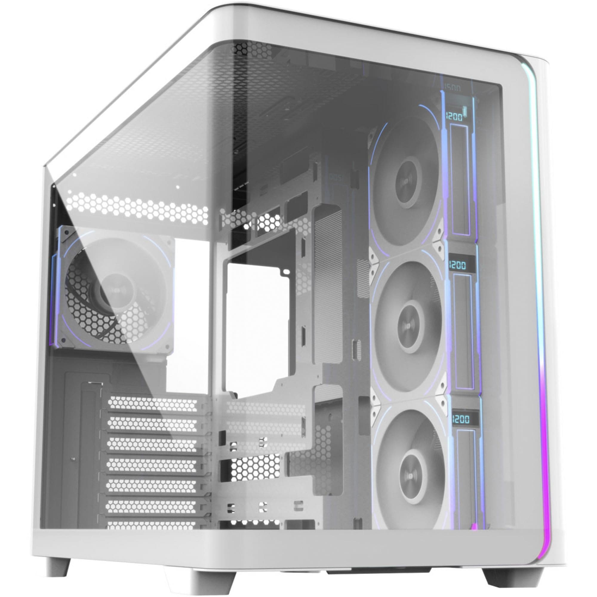 Fortron FSP GEH Midi M580 WP ATX/M-ATX/M-ITX/ARGB o.N. White Retail Bild 2