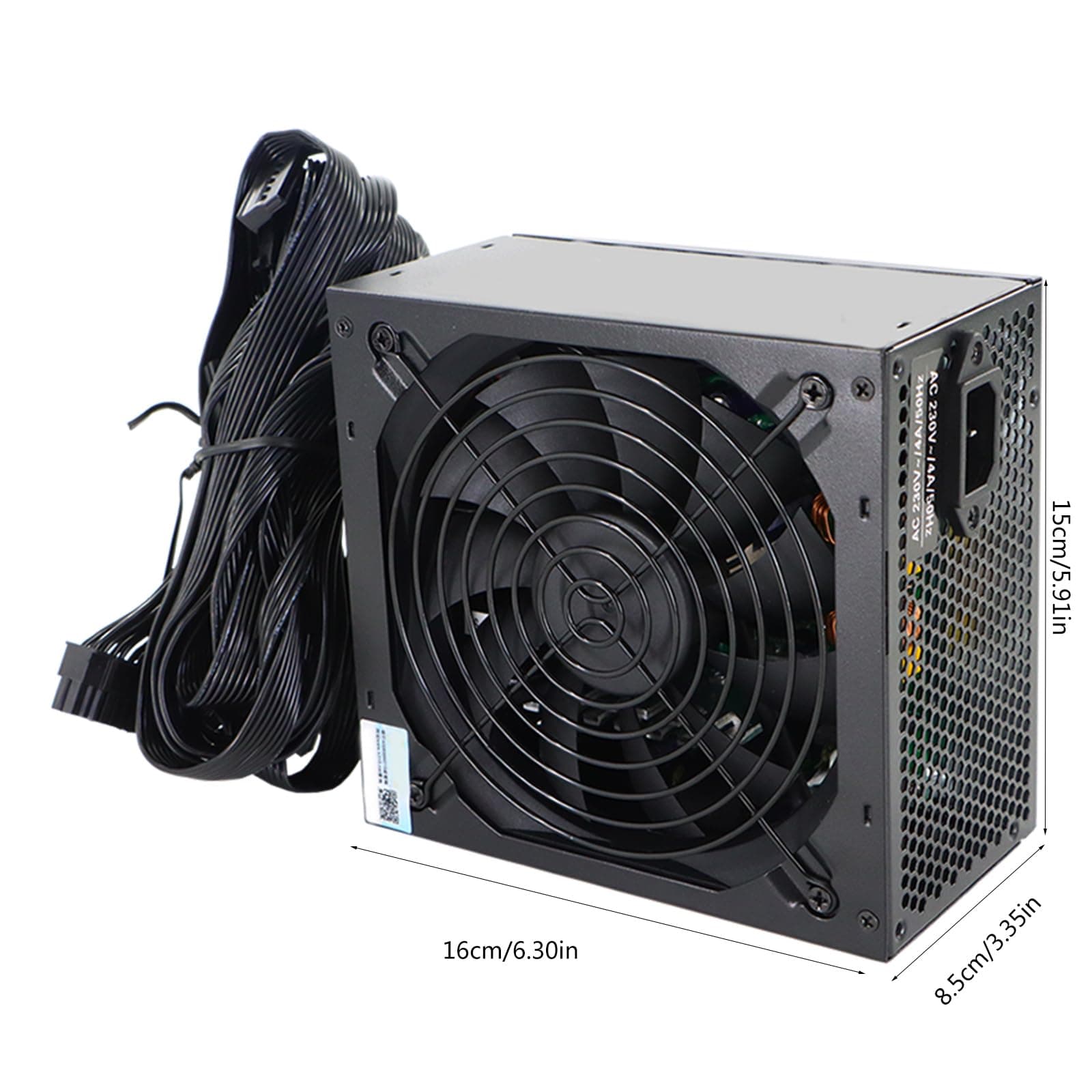 Hochleistungsrate 550W Netzteil Mit Einem Aktiven 12 cm Ruhigen Lüfter Für Gaming PC ATX12V Computer Netzteil Bronze Rate Netzt Bild 5