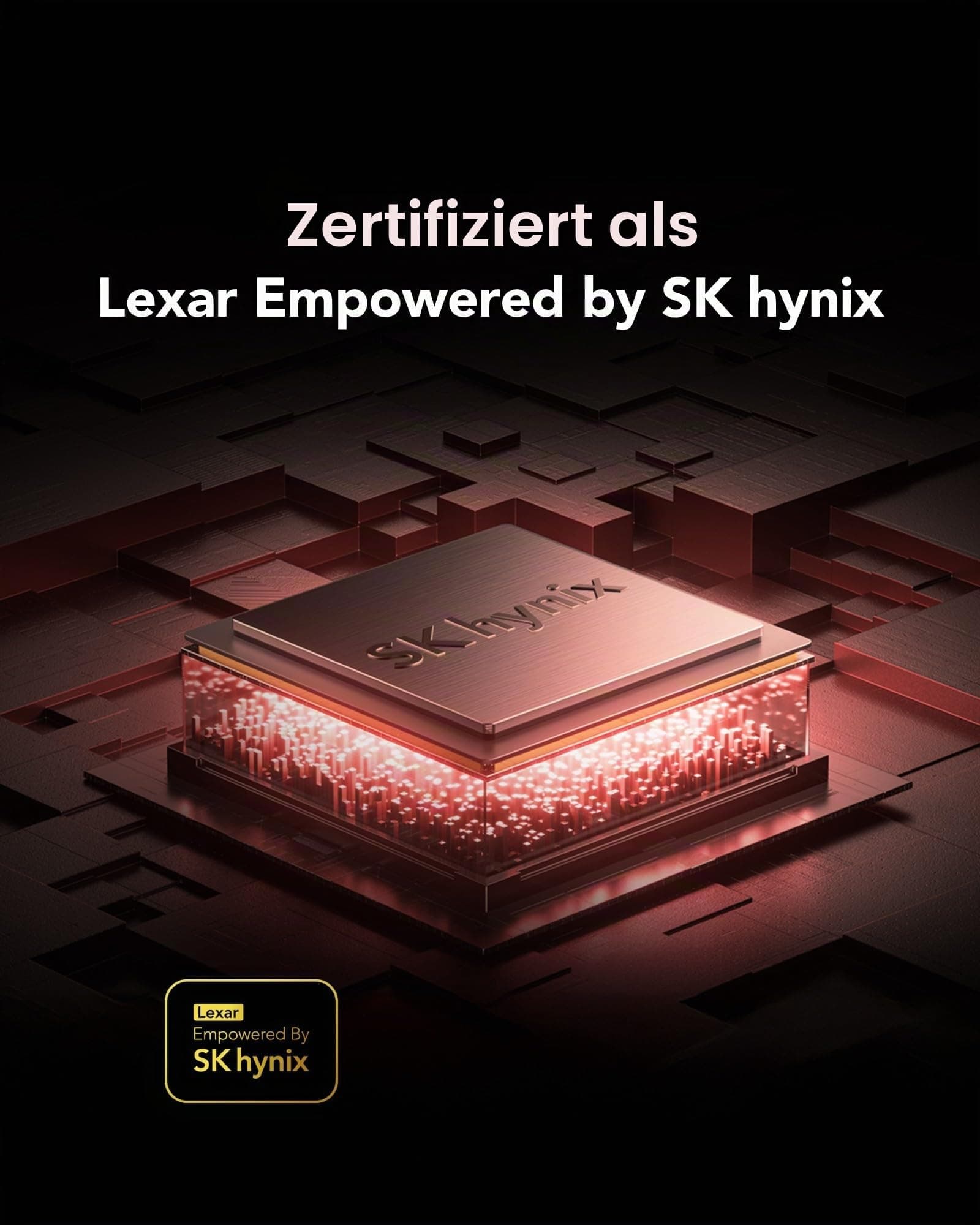 Lexar RGB DDR5 RAM 32GB Kit (2x16GB) 8000MHz CL30, 288pin UDIMM PC Speicher, Gaming Computer Speicher, Desktop DRAM für Intel XMP 3.0, AMD EXPO, CL38-48-48-100 1.45V Bild 5