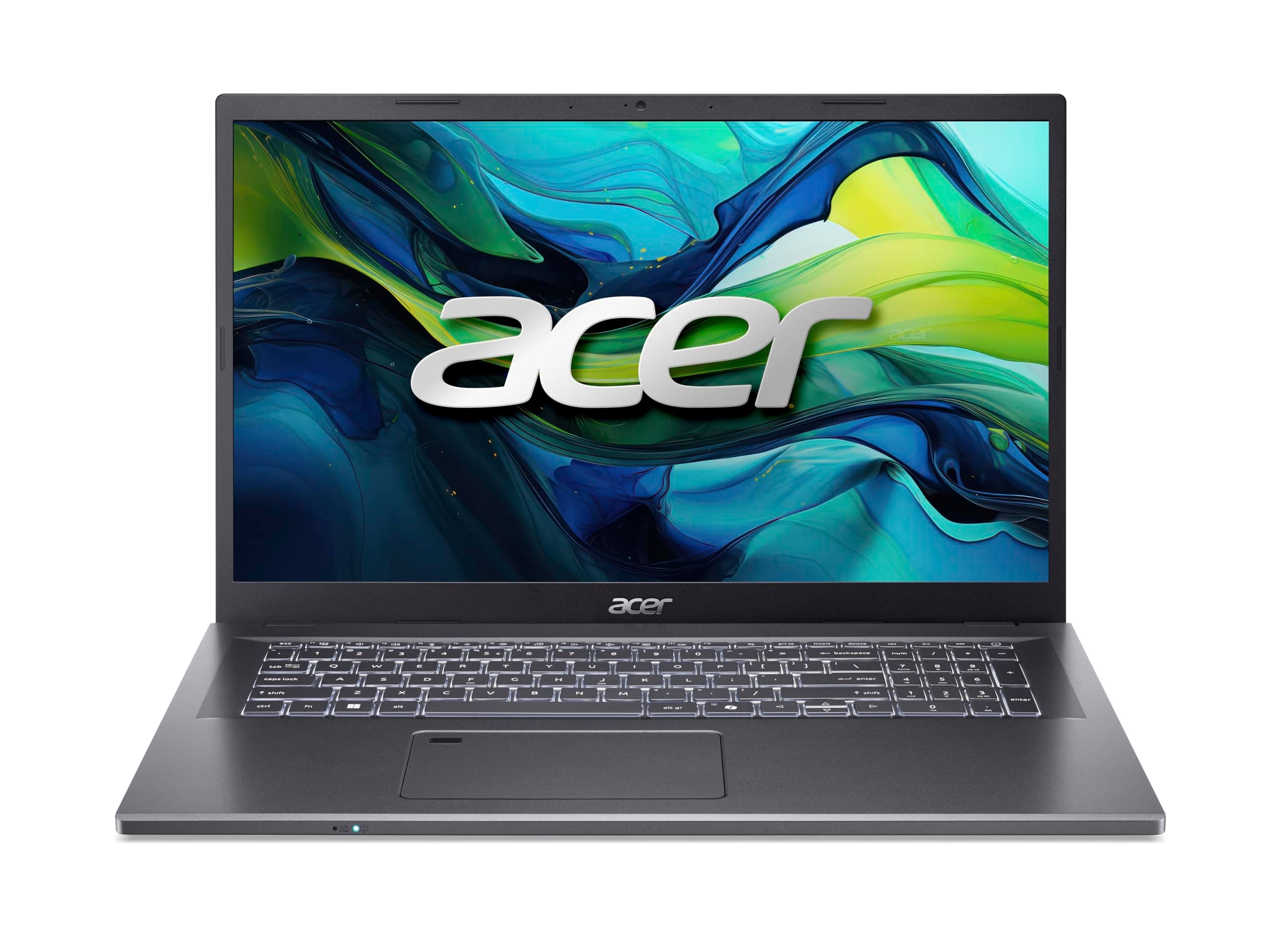 Acer Aspire 17, A17-51GM, Laptop, 17,3 Zoll Full HD IPS Display, Windows11, Intel® Core™ 7 Prozessor 150U, 32GB DDR4 RAM, 1 TB SSD, NVIDIA® Geforce® RTX 2050, Steel Gray, QWERTZ Tastatur Intel Core 7 150U 32 GB 1.0 TB