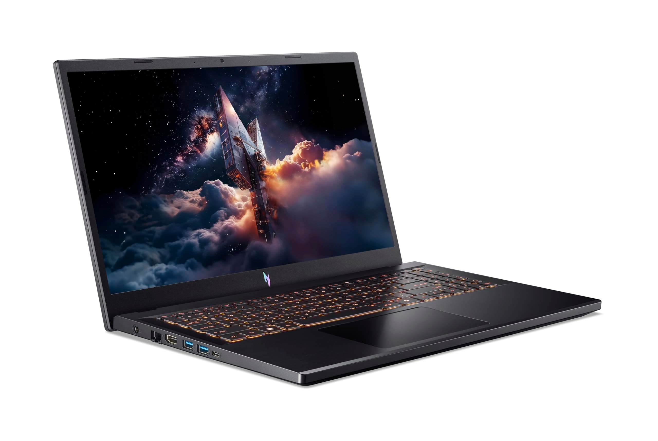 Acer Nitro V 15 (ANV15-52-99WW) Gaming Laptop, 15.6 Inch FHD IPS 180Hz Display, Intel Core i9-13900H, 32 GB RAM, 1 TB SSD, NVIDIA GeForce RTX 5060, Windows 11, QWERTZ Keyboard, Black Intel Core i9-13900H RTX 5060 Bild 4