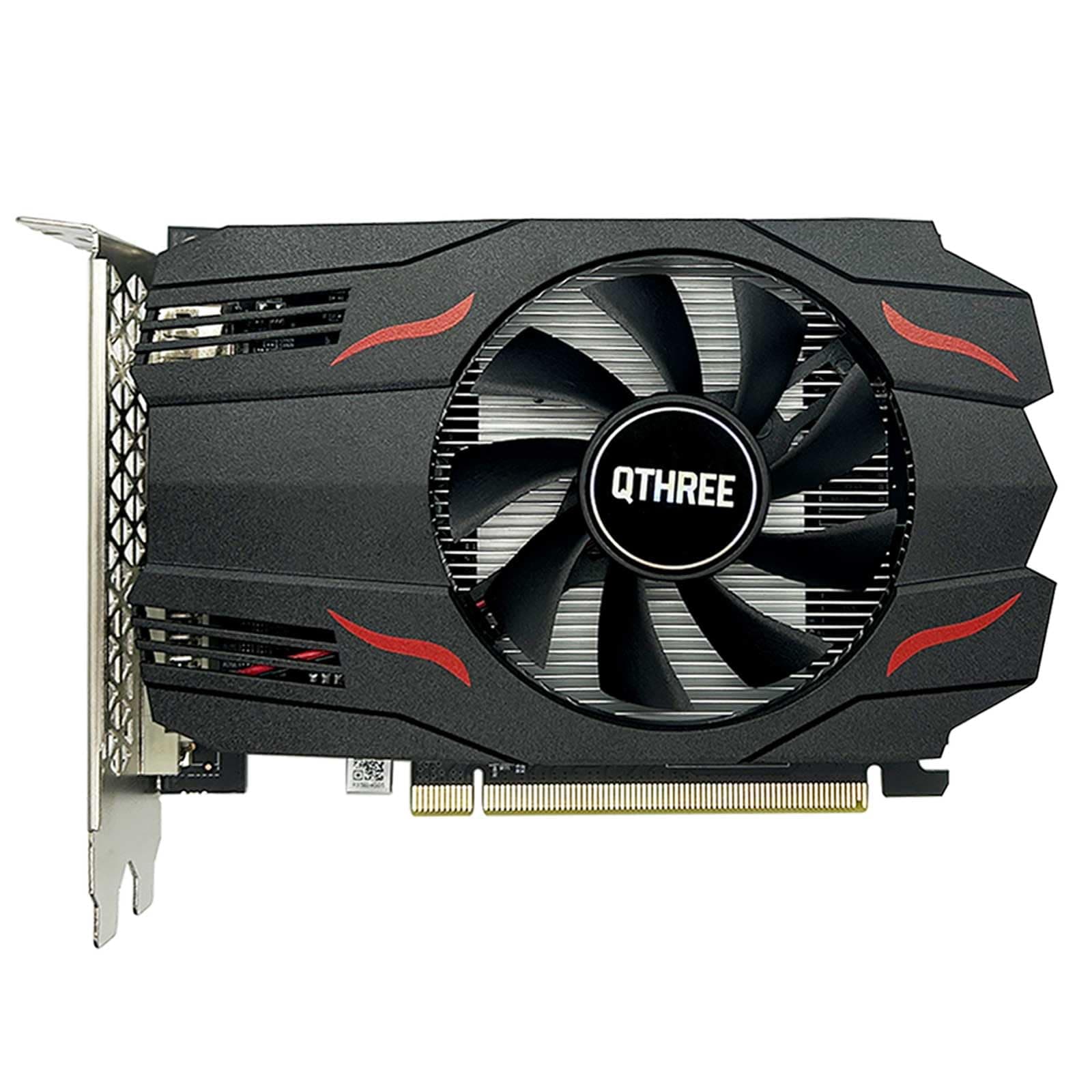 QTHREE Radeon RX 560 Grafikkarte, 4GB GDDR5 128-bit, HDMI, DisplayPort, DVI, Grafikkarten für PC, GPU, Videokarte, PCI Express x8, DirectX 12 Bild 3