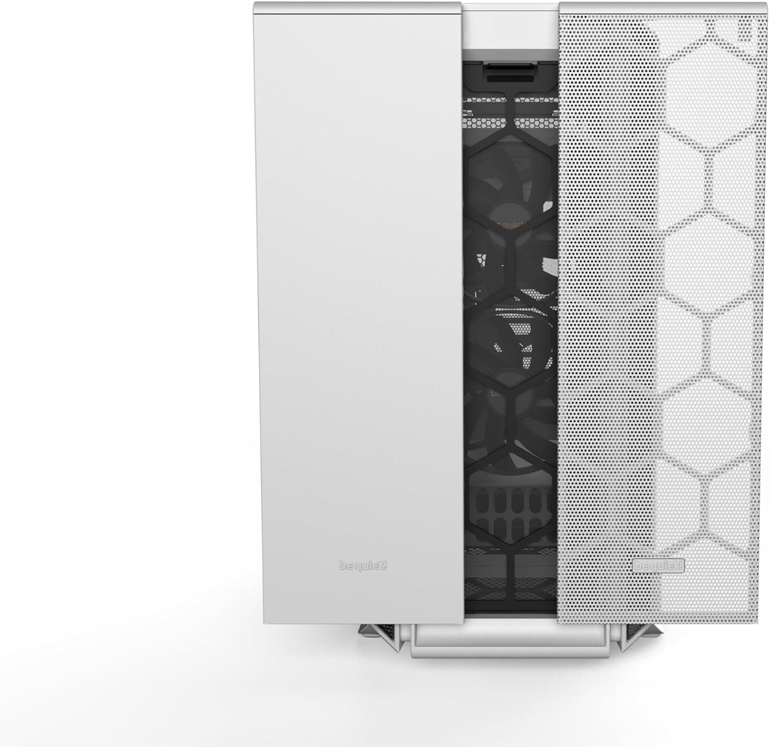 be quiet! Silent Base 802 White PC-Gehäuse, 3X Pure Wings 140mm, 2 austauschbare Top- und Frontcover, entkoppeltes Mainboardtray Bild 5