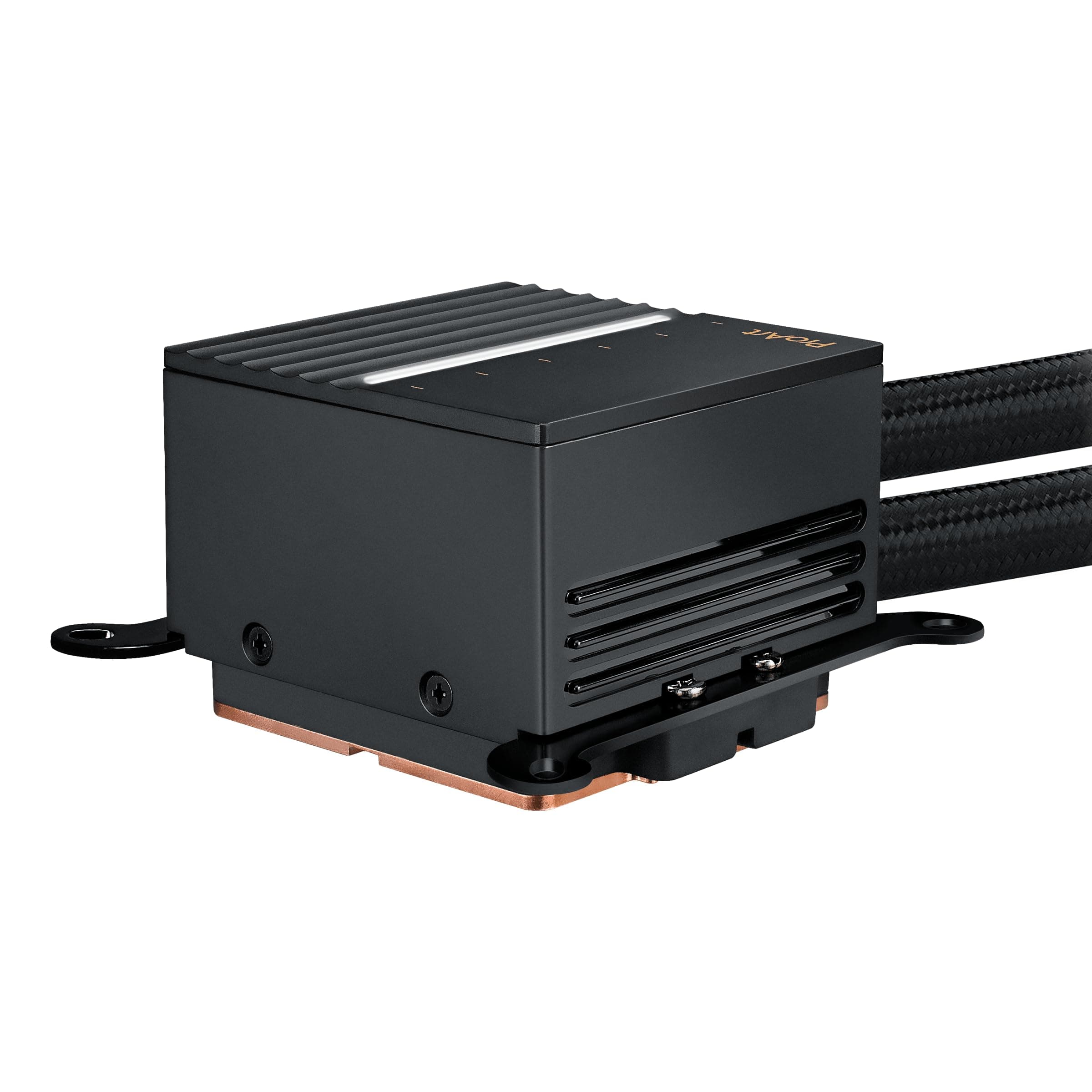 ASUS ProArt LC 240 All-in-One Flüssig-CPU-Wasserkühlung (beleuchtete Systemstatusanzeige, 2x 120-mm Alphacool Apex Stealth Metal Power-Lüfter, 3000 U/min, 39,5 dB(A), Schwarz) Bild 3
