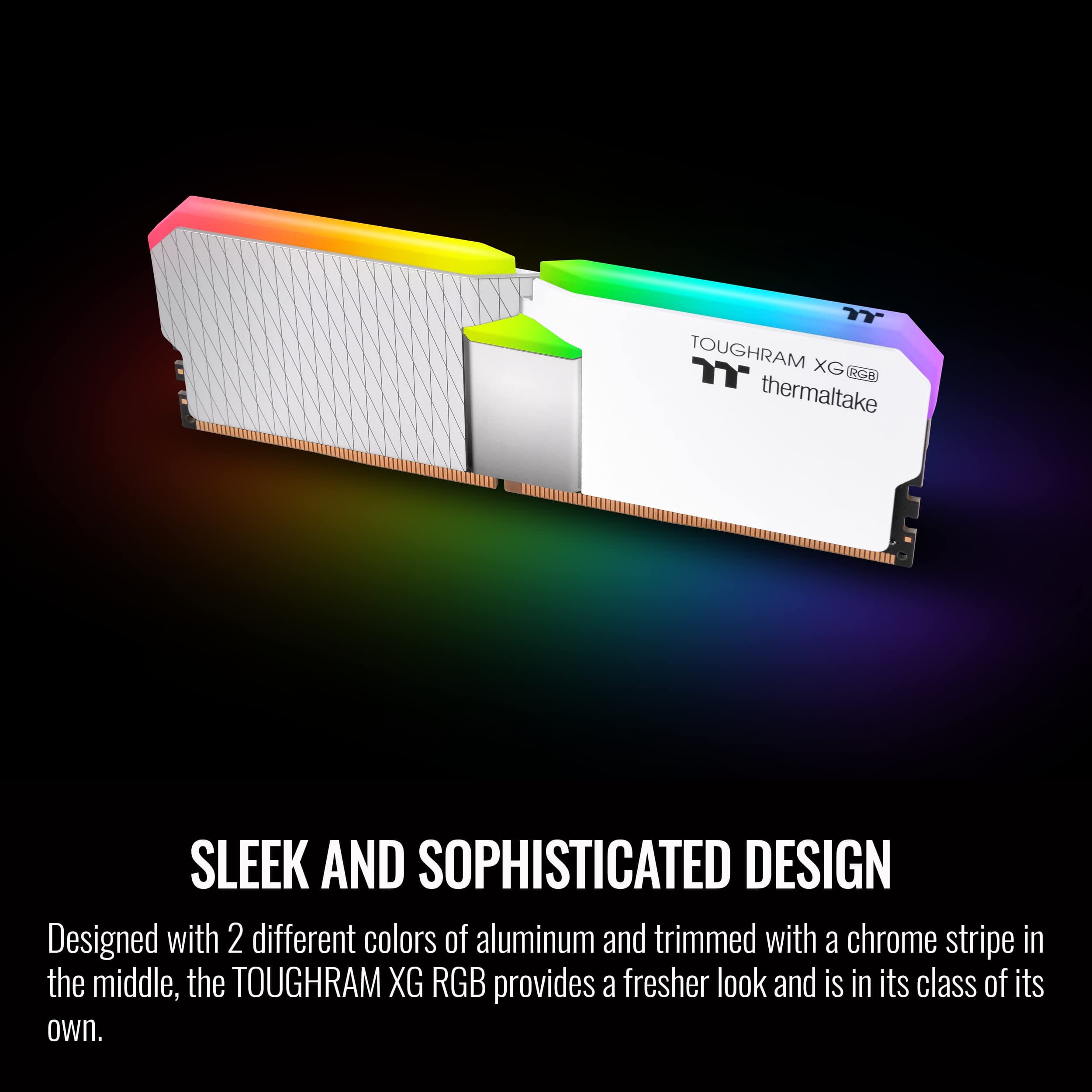 Thermaltake TOUGHRAM XG RGB Weiß DDR4 3600MHz 64GB C18 (32GB x 2) 16,8 Millionen Farben RGB Alexa/Razer Chroma/5V Motherboard Syncable RGB Speicher RG06R432GX2-3600C18B Weiß 3600MHz (2x32GB) Bild 7