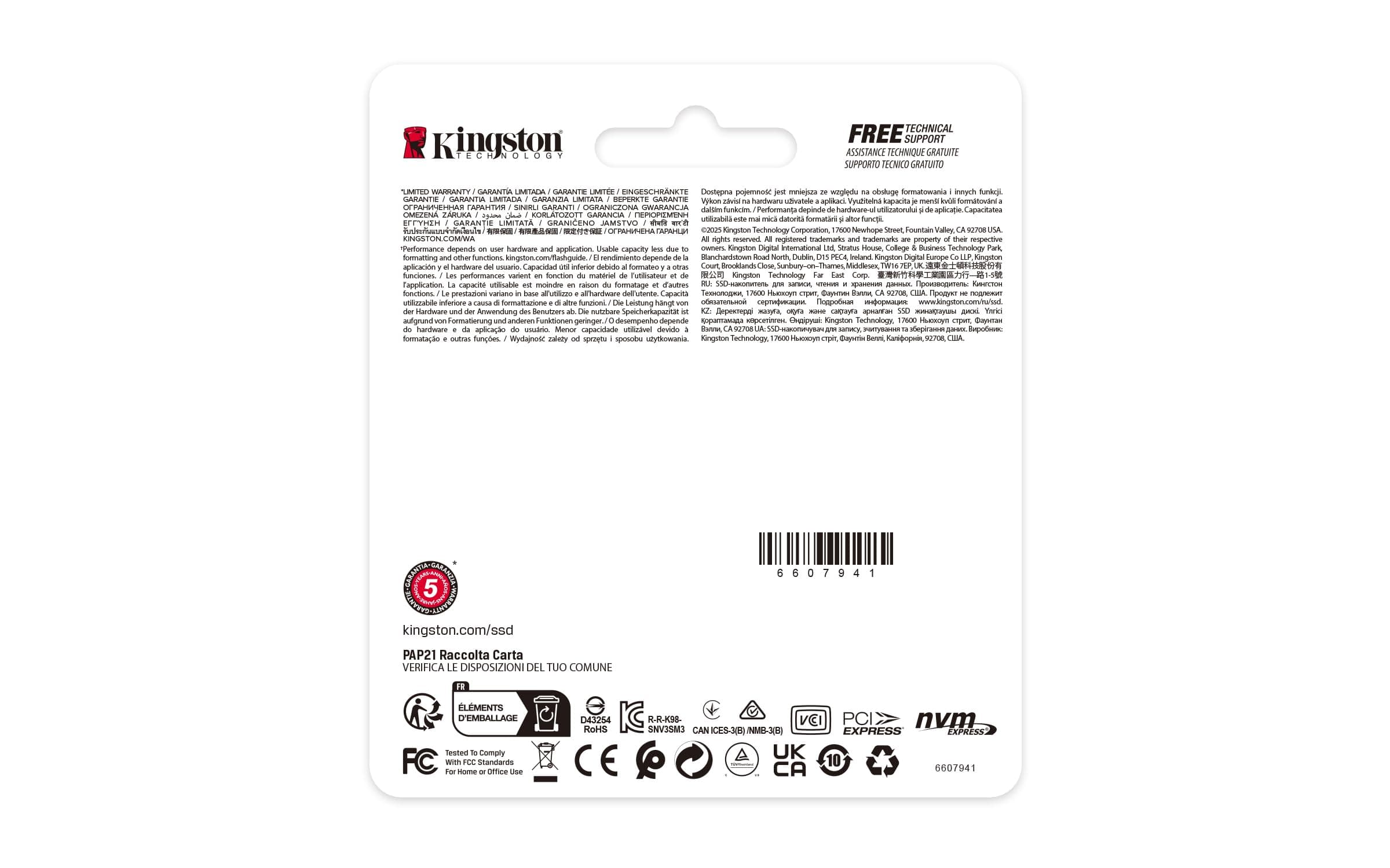 Kingston NV3 NVMe PCIe 4.0 Interne SSD 500GB M.2 2230-SNV3SM3/500G Bild 8