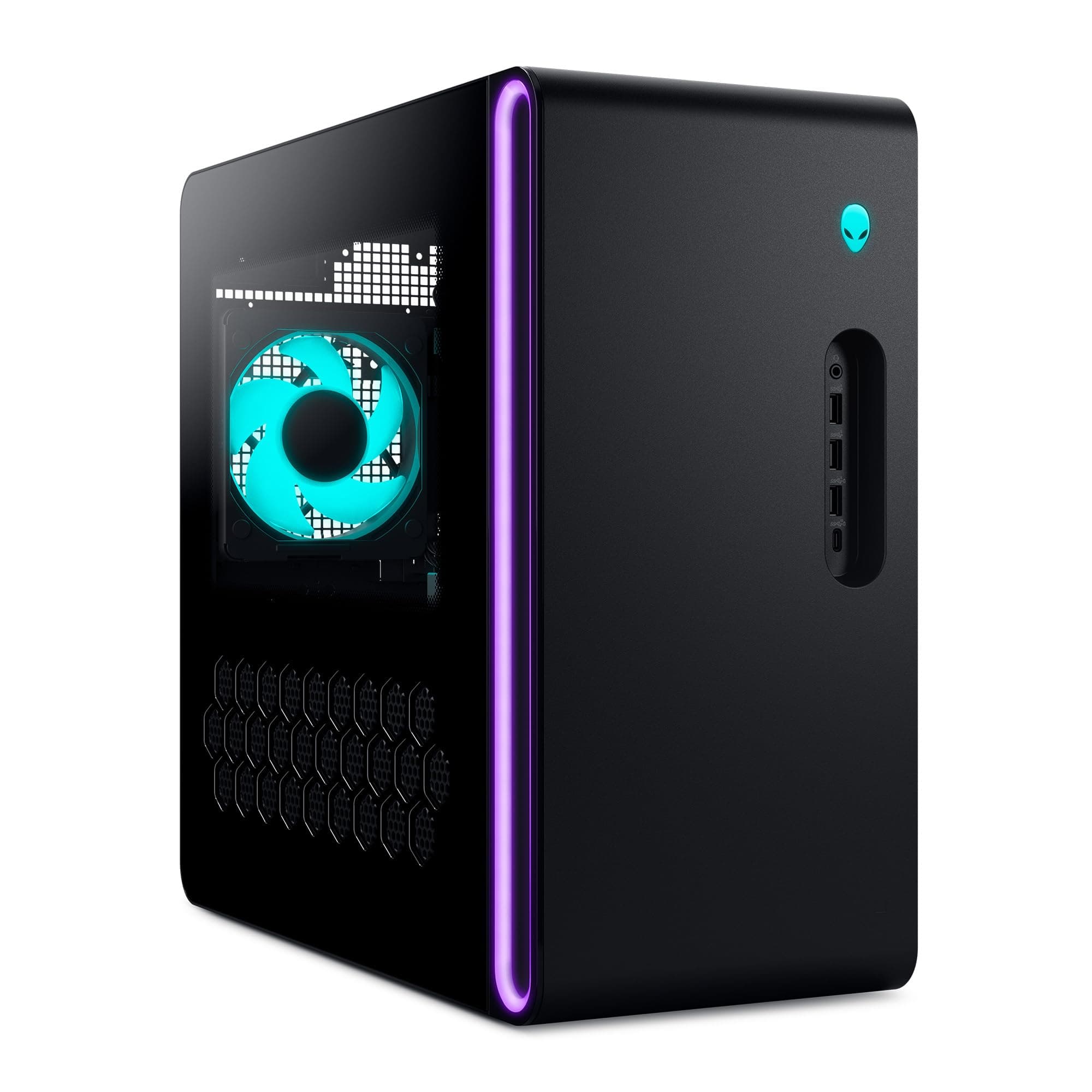 Alienware Aurora Gaming Desktop ACT1250 – Intel Core Ultra 7 265F, Nvidia GeForce RTX 5060 Ti, 16GB DDR5, 1TB SSD, Luftkühlung, Windows 11 Home, USB-C, Klare Seitenwand, 500W PSU – Basalt Black Intel Core Ultra 7 265F 16 GB 1 TB NVIDIA RTX 5060Ti