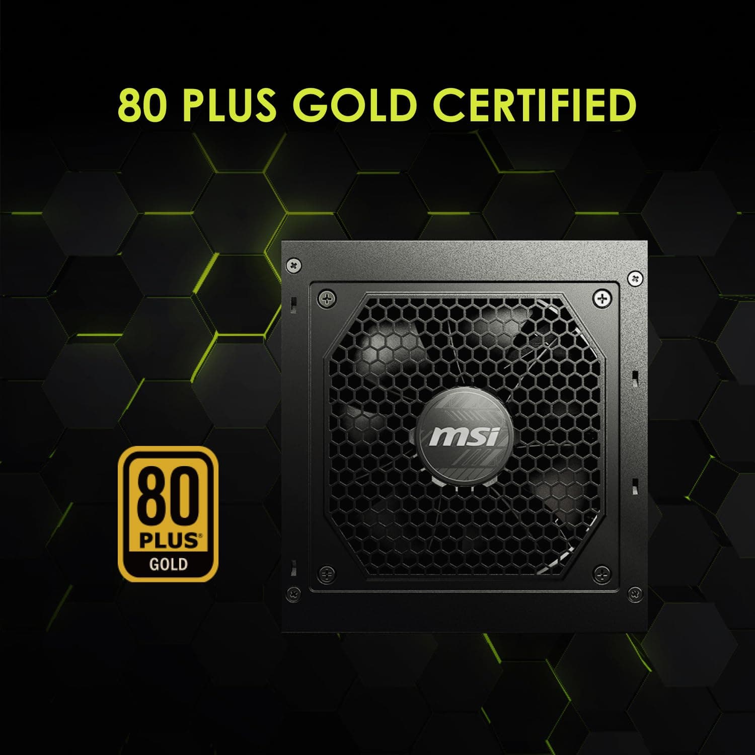 MSI PSU Mag A650GL 80 Plus, Gold, komplett modular 650 W MAG A650GL Bild 3