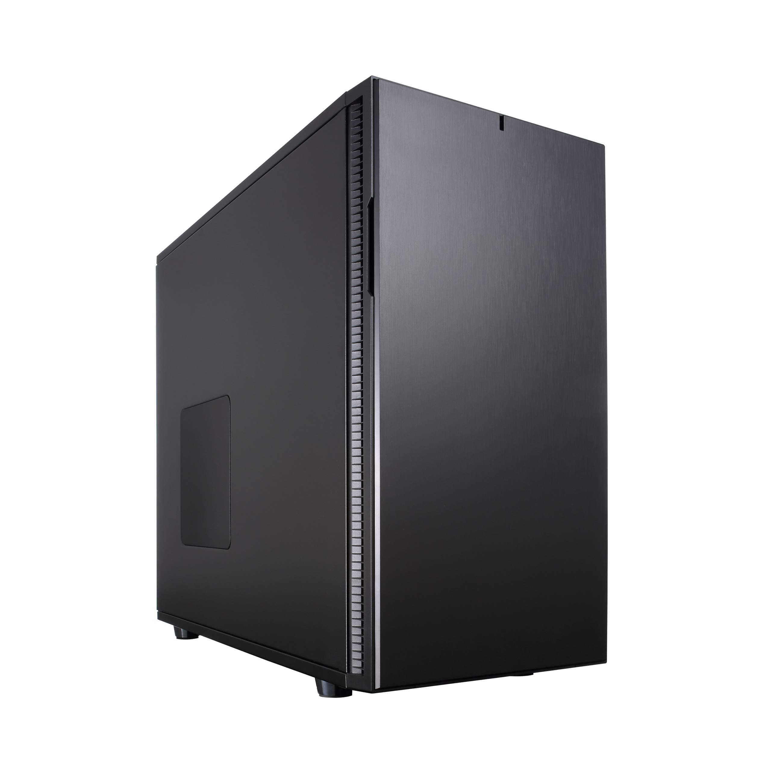 Fractal Design Define R5 Mid-Tower Gehäuse – Schalldämmung, Flexibles Design, USB 3.0 Frontanschlüsse, Schwarz schwarz Black Pearl