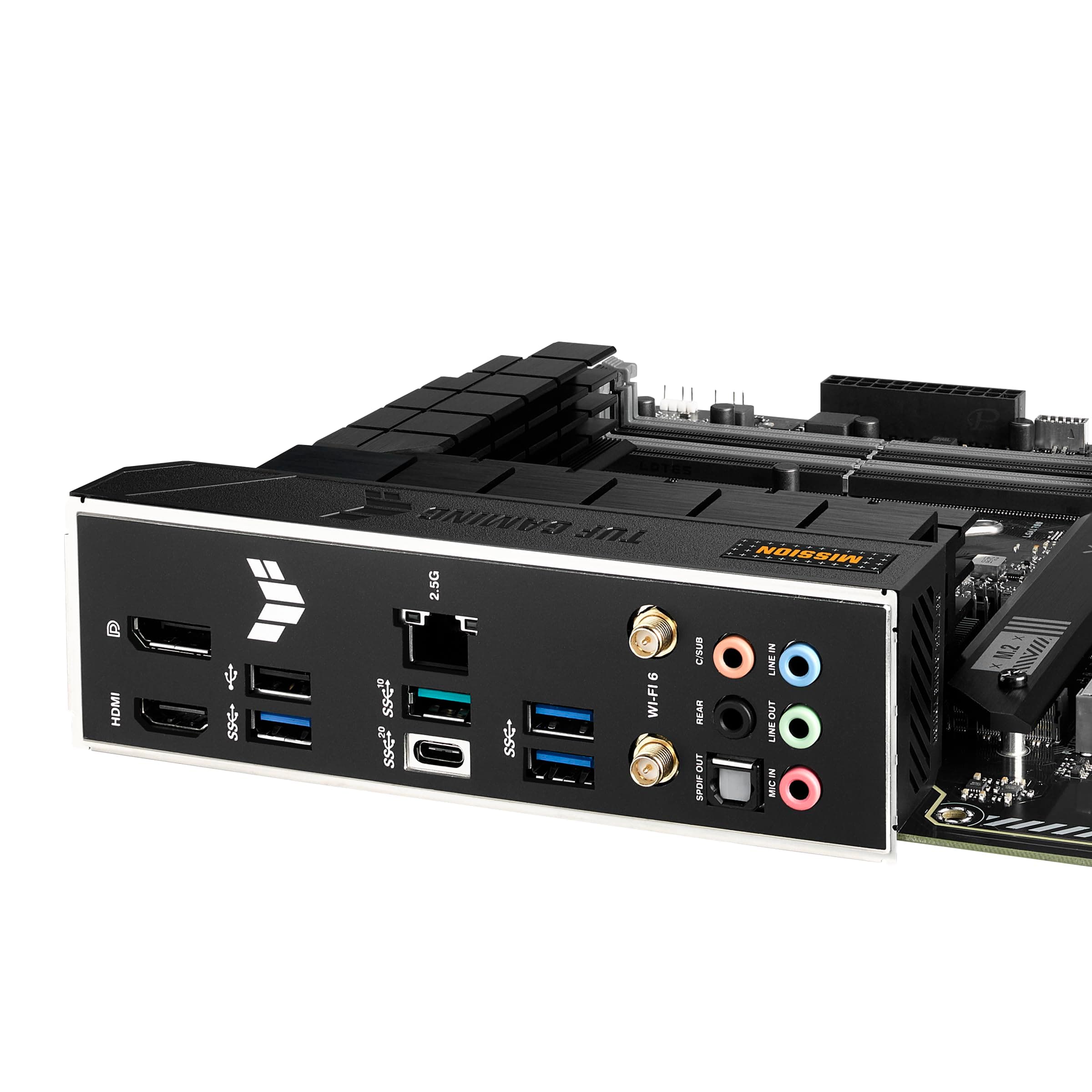 ASUS TUF Gaming B760-PLUS WiFi Mainboard Sockel Intel LGA 1700 (Intel B760, ATX, DDR5 Speicher, PCIe 5.0, 2X M.2, WiFi6, Thunderbolt 4, Aura Sync) Bild 5