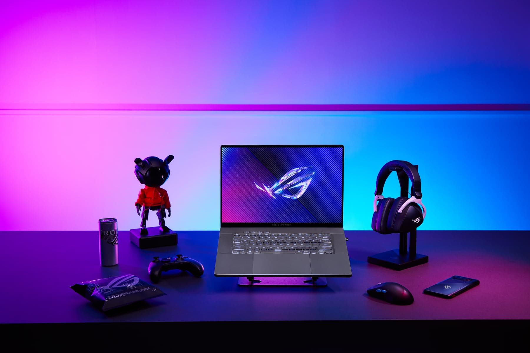 ASUS ROG Zephyrus G16 GU605CR Laptop; 16" WQXGA 240Hz/0,2ms 16:10 OLED Display; Intel Core Ultra 9 285H; 64GB RAM; 2TB SSD; NVIDIA RTX 5070 Ti; Win11 Home; QWERTZ; Eclipse Gray; 3Monate GamePass Bild 6
