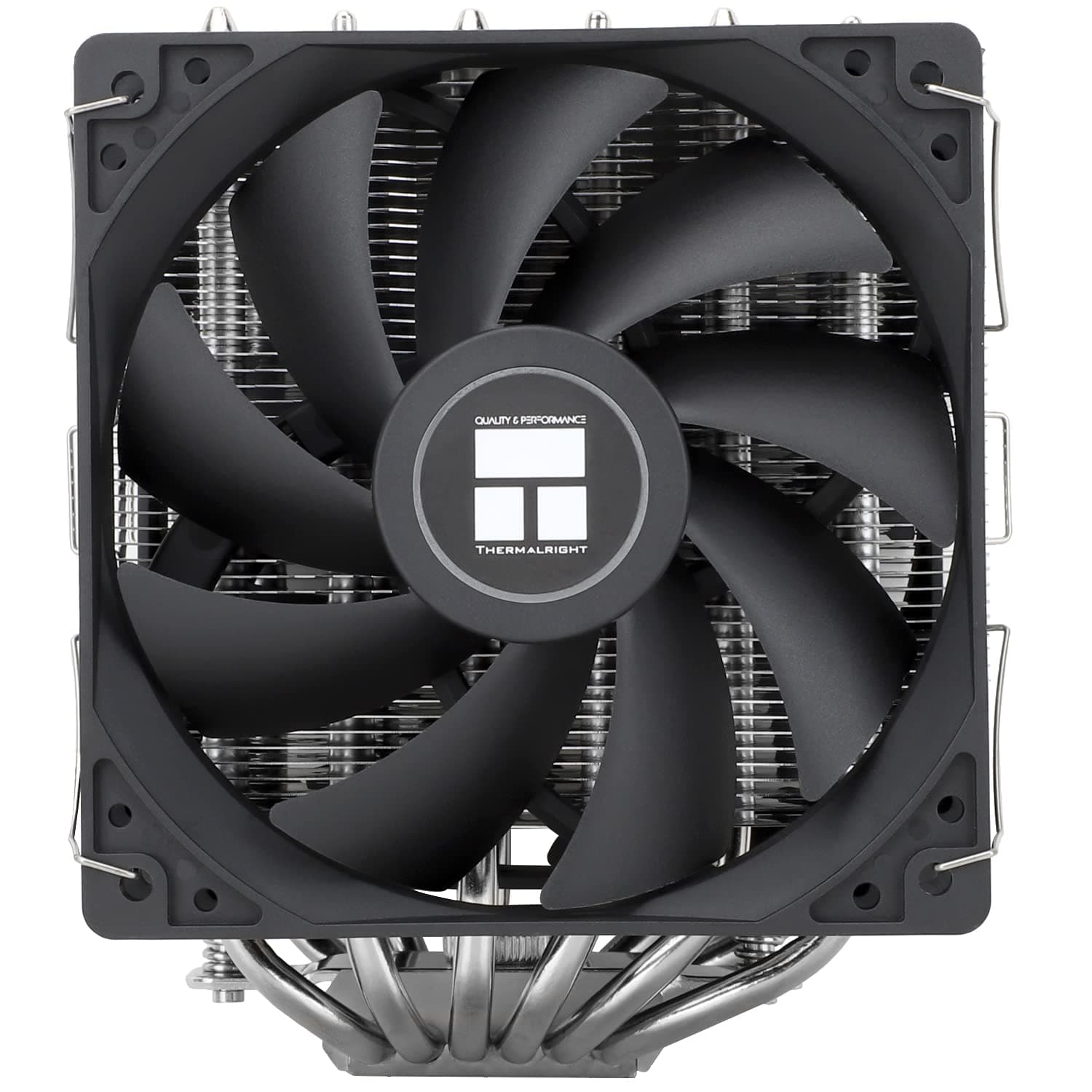 Thermalright TR Peerless Assassin 120 SE CPU Luftkühler, 6 Heat Pipes Kühler, Dual 120mm TL-C12C PWM Lüfter,Aluminium Kühlkörper Abdeckung,AGHP Technologie, für AMD AM4/AM5 Intel 1700/115X/1851/1200 Schwarz-PA120 SE Bild 7